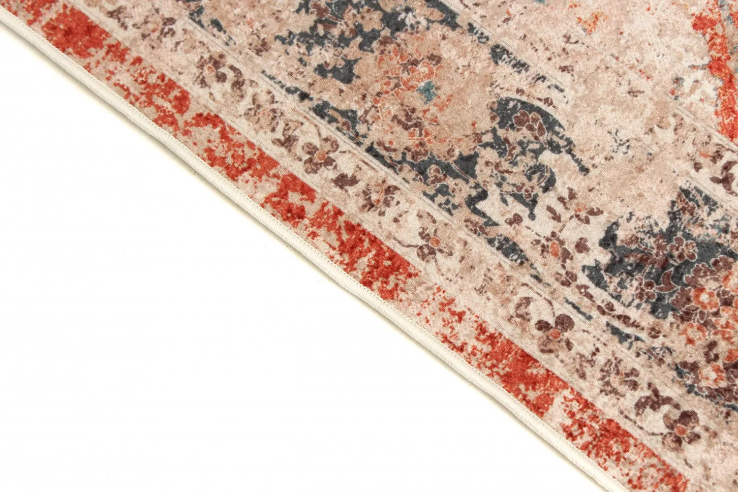 Rond vloerkleed - Douz (rood/multi)