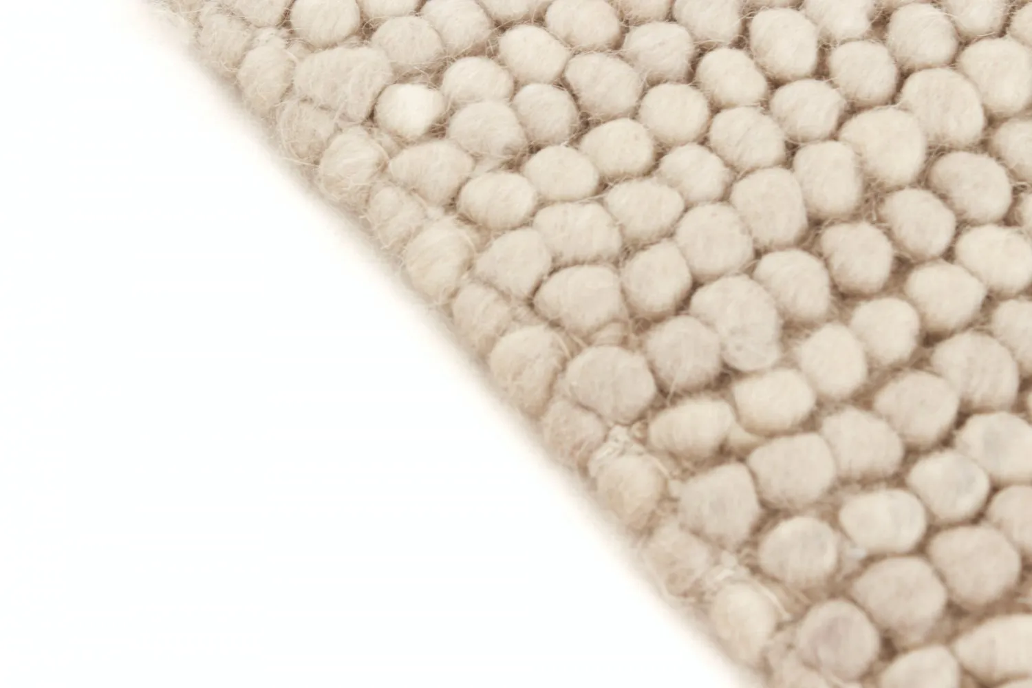 Wollen-vloerkleed - Avafors Wool Bubble (beige)