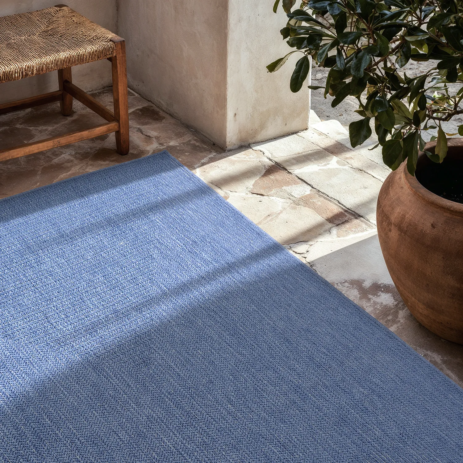 Vloerkleden voor binnen en buiten - utomhusmatta - Arlo (blauw)