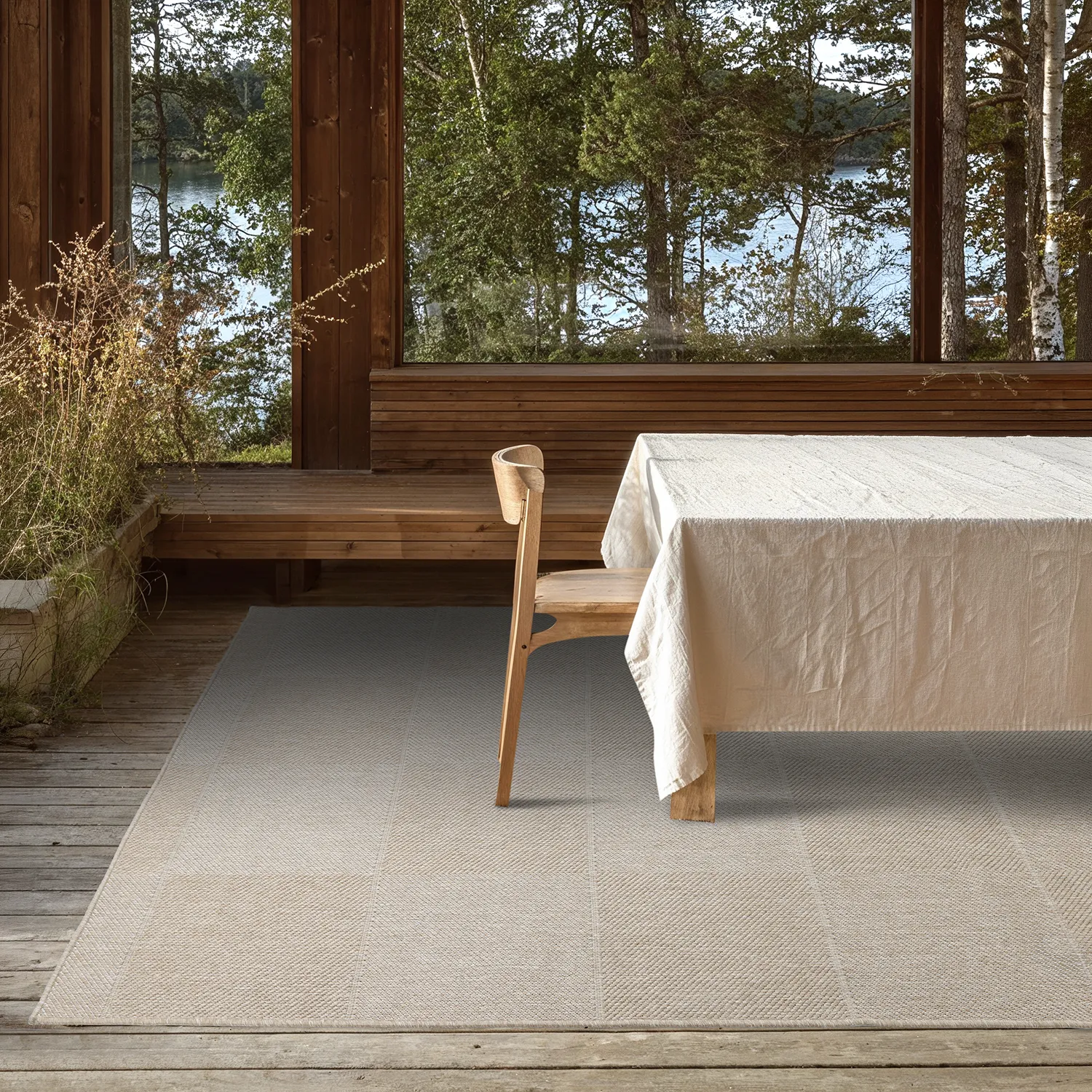Vloerkleden voor binnen en buiten - utomhusmatta - Ava (beige)