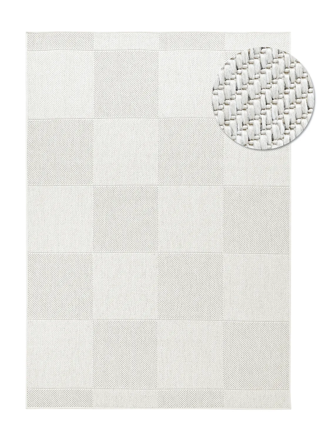 Vloerkleden voor binnen en buiten - utomhusmatta - Ava (wit)
