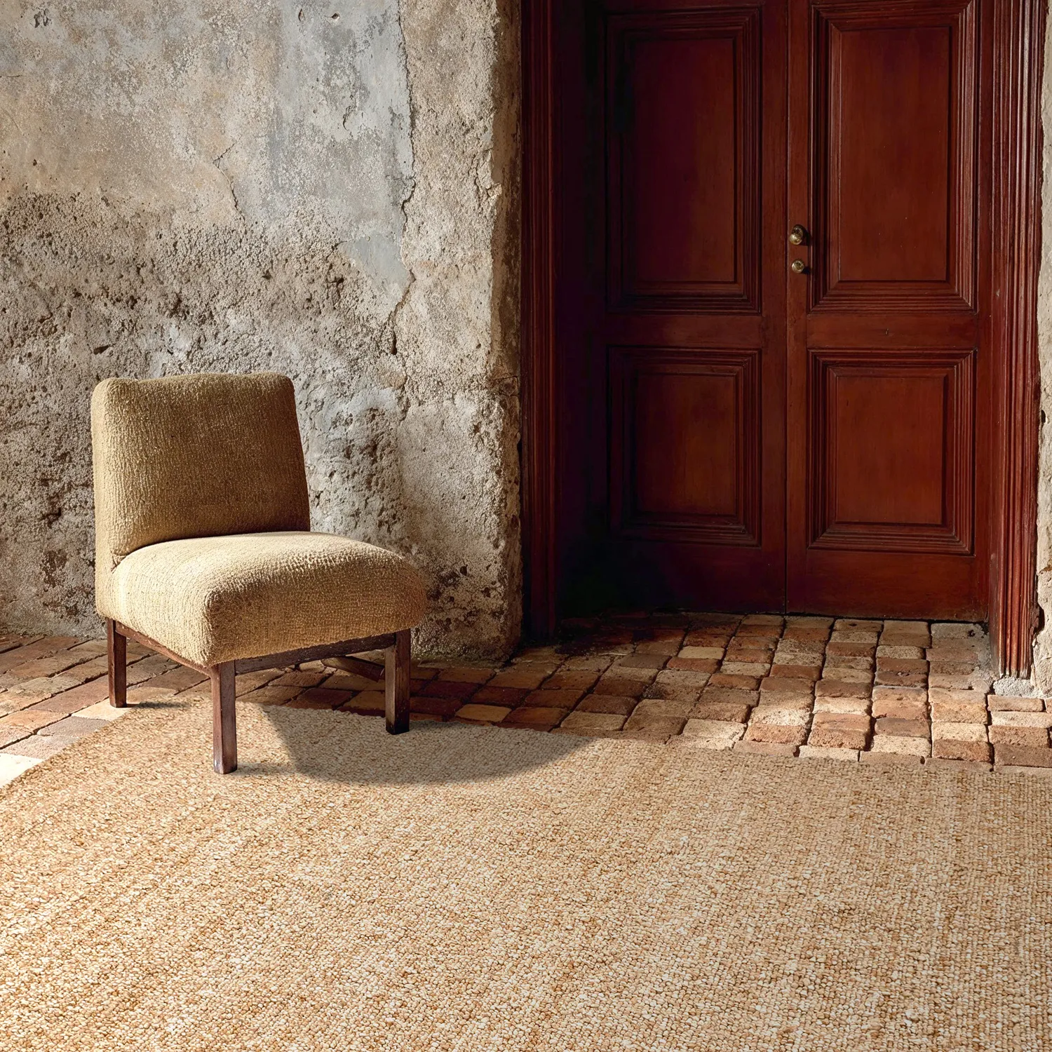 Vloerkleden voor binnen en buiten - Milford Wool Look (beige)