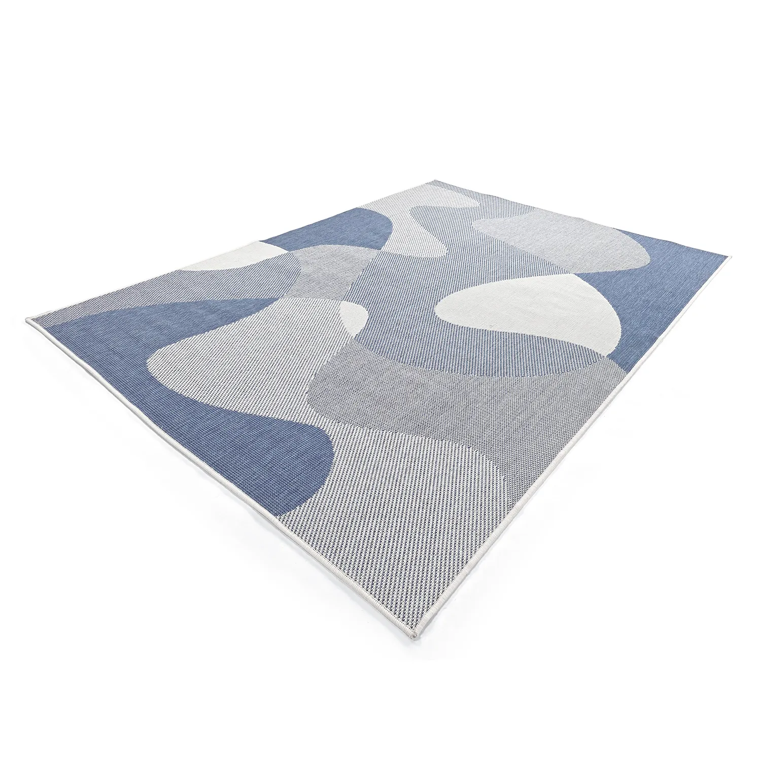 Vloerkleden voor binnen en buiten - utomhusmatta - Somerville (blauw)