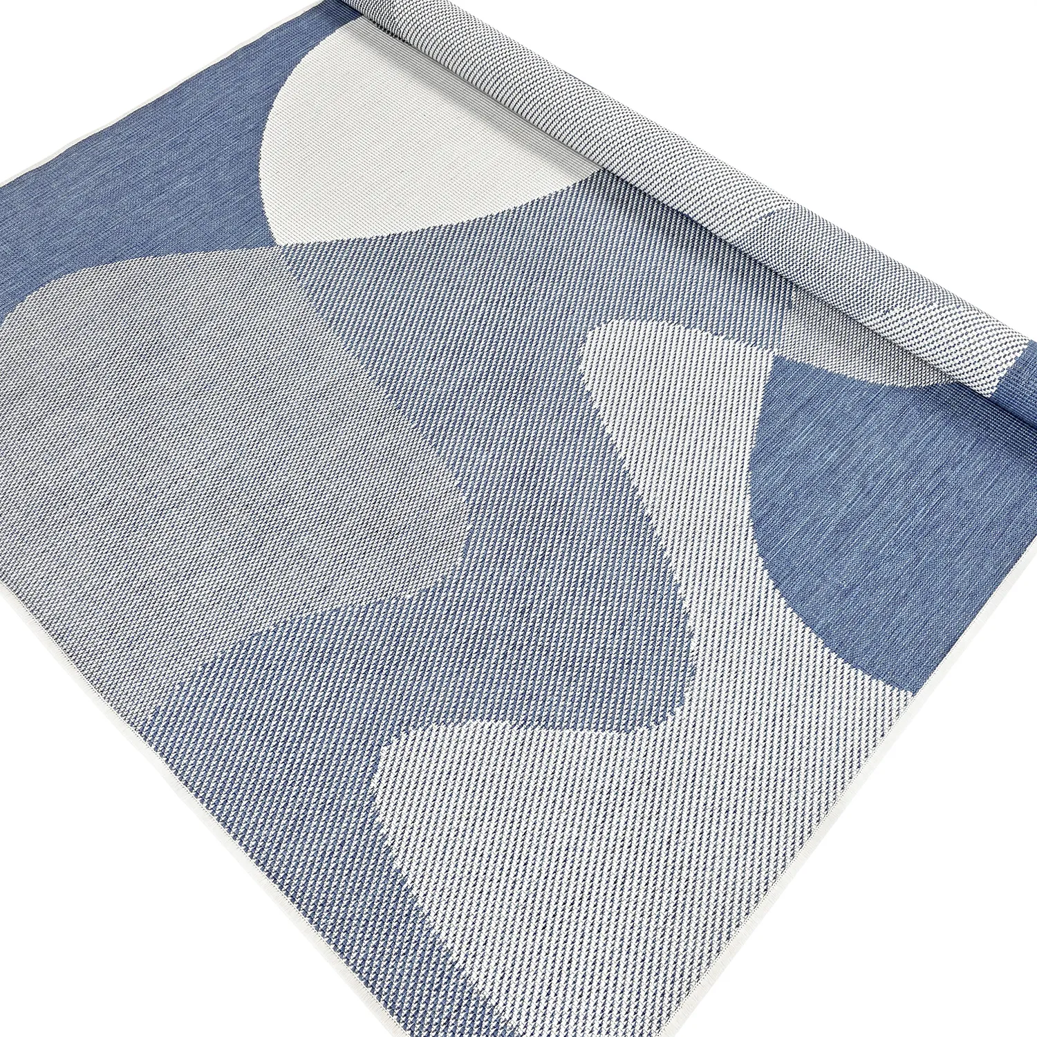 Vloerkleden voor binnen en buiten - utomhusmatta - Somerville (blauw)