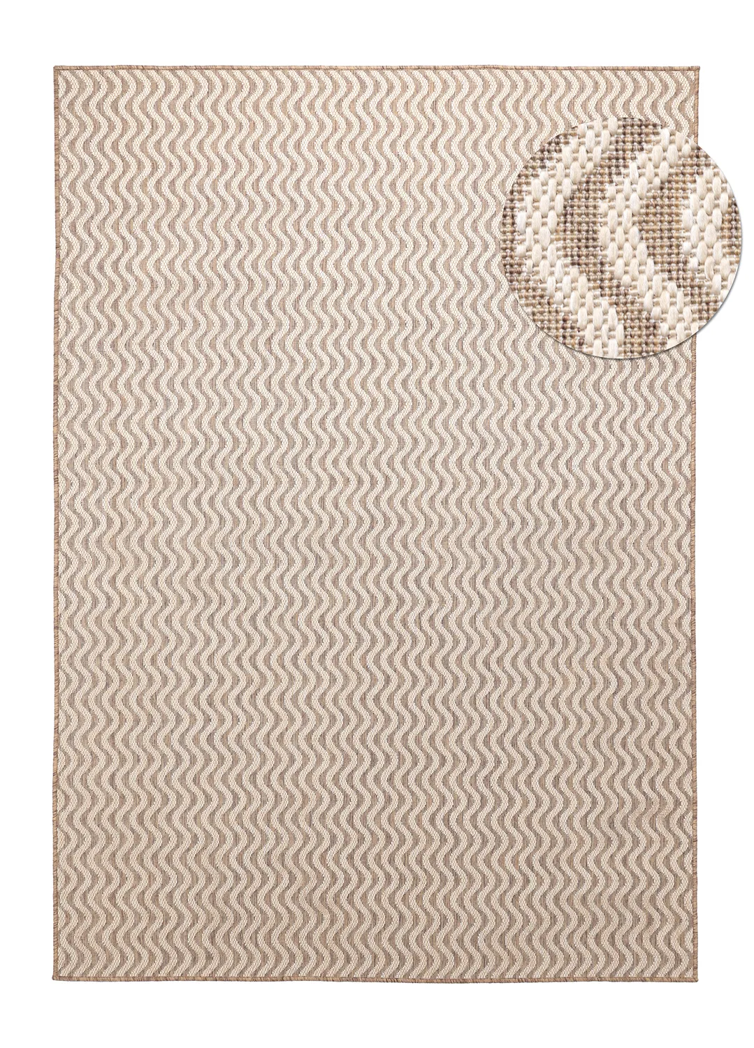 Vloerkleden voor binnen en buiten - Tracino (bruin)