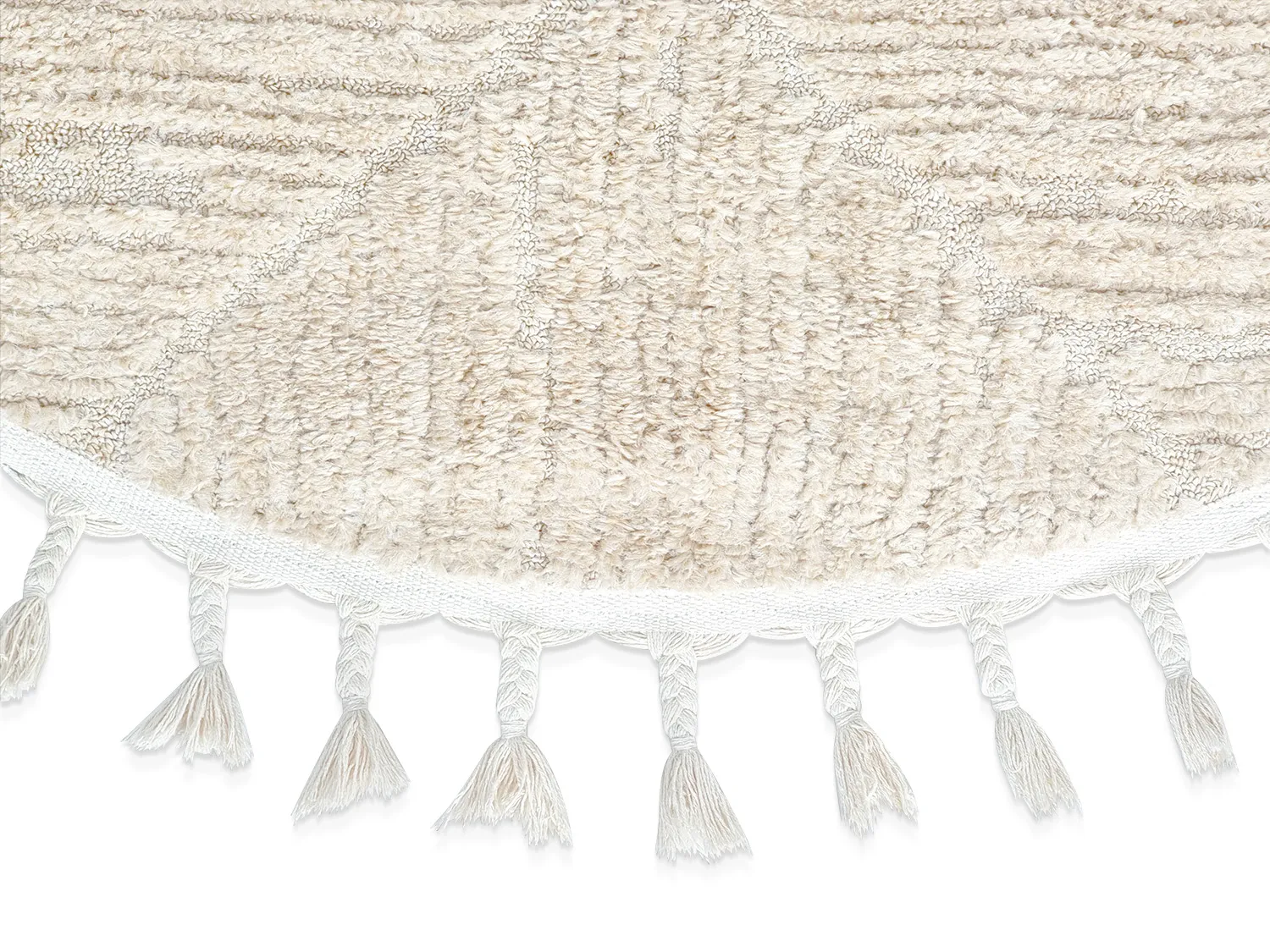 Ronde vloerkleden - Dallas (beige)