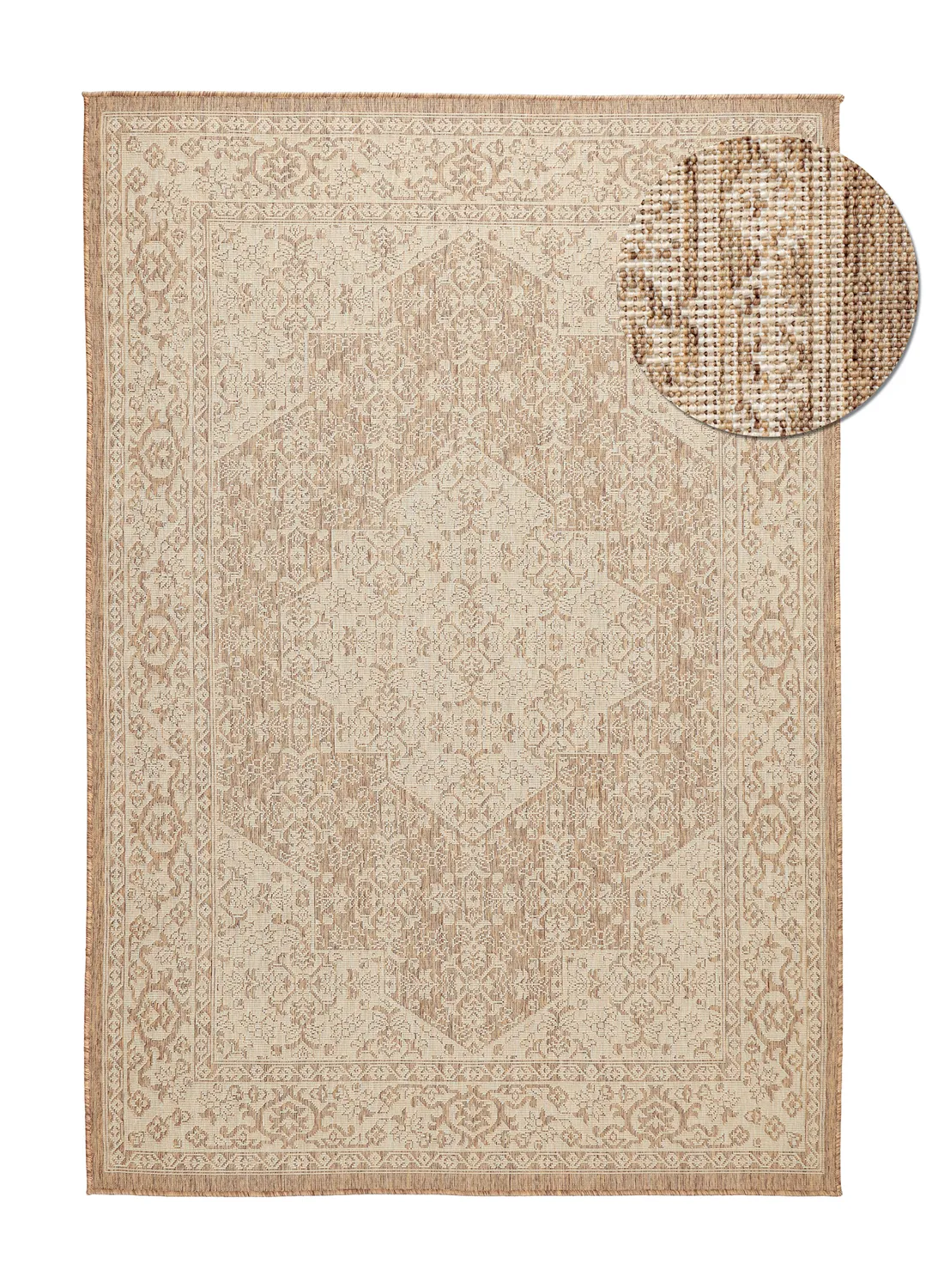 Vloerkleden voor binnen en buiten - Mekele (bruin)
