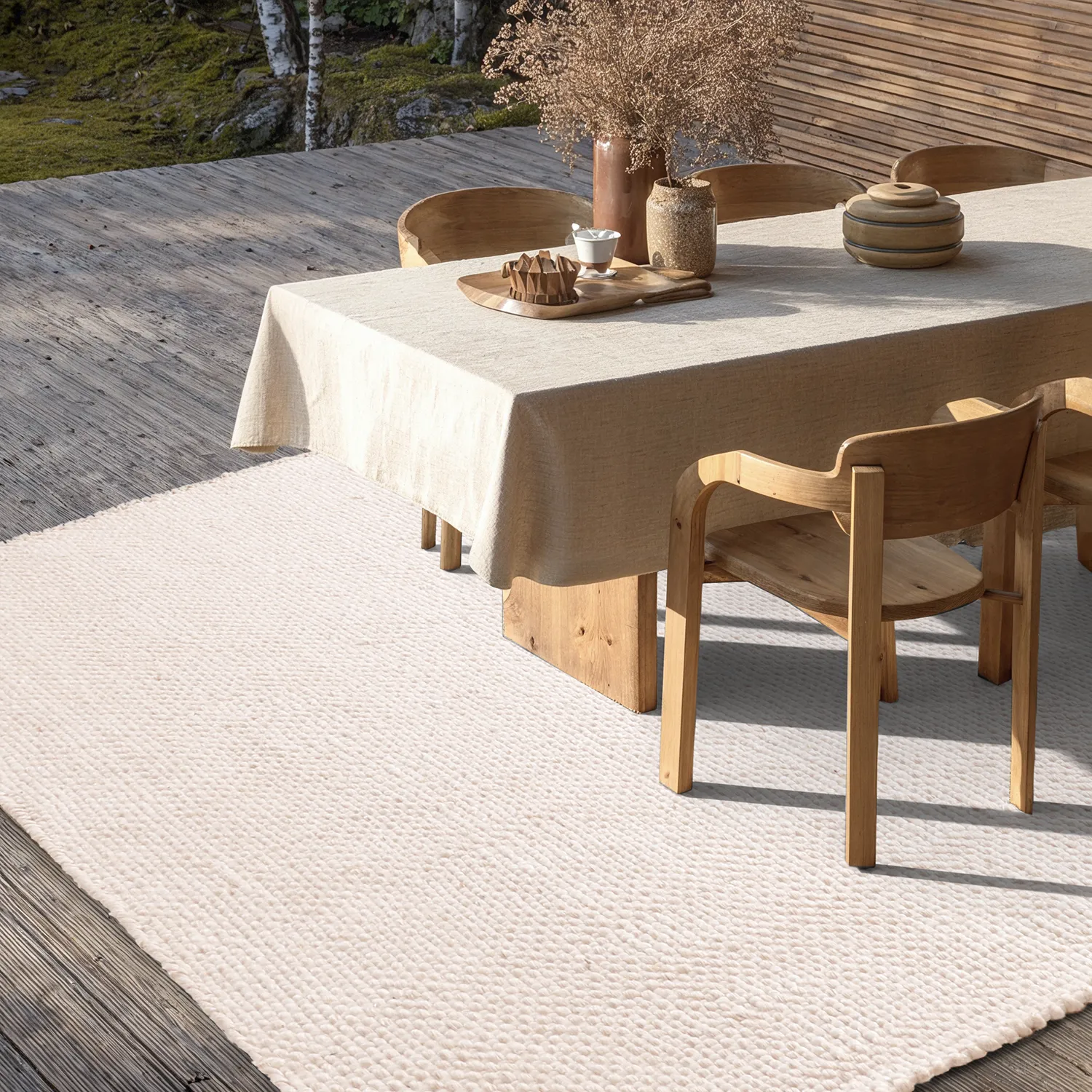 Vloerkleden voor binnen en buiten - Orta Wool Look (room)
