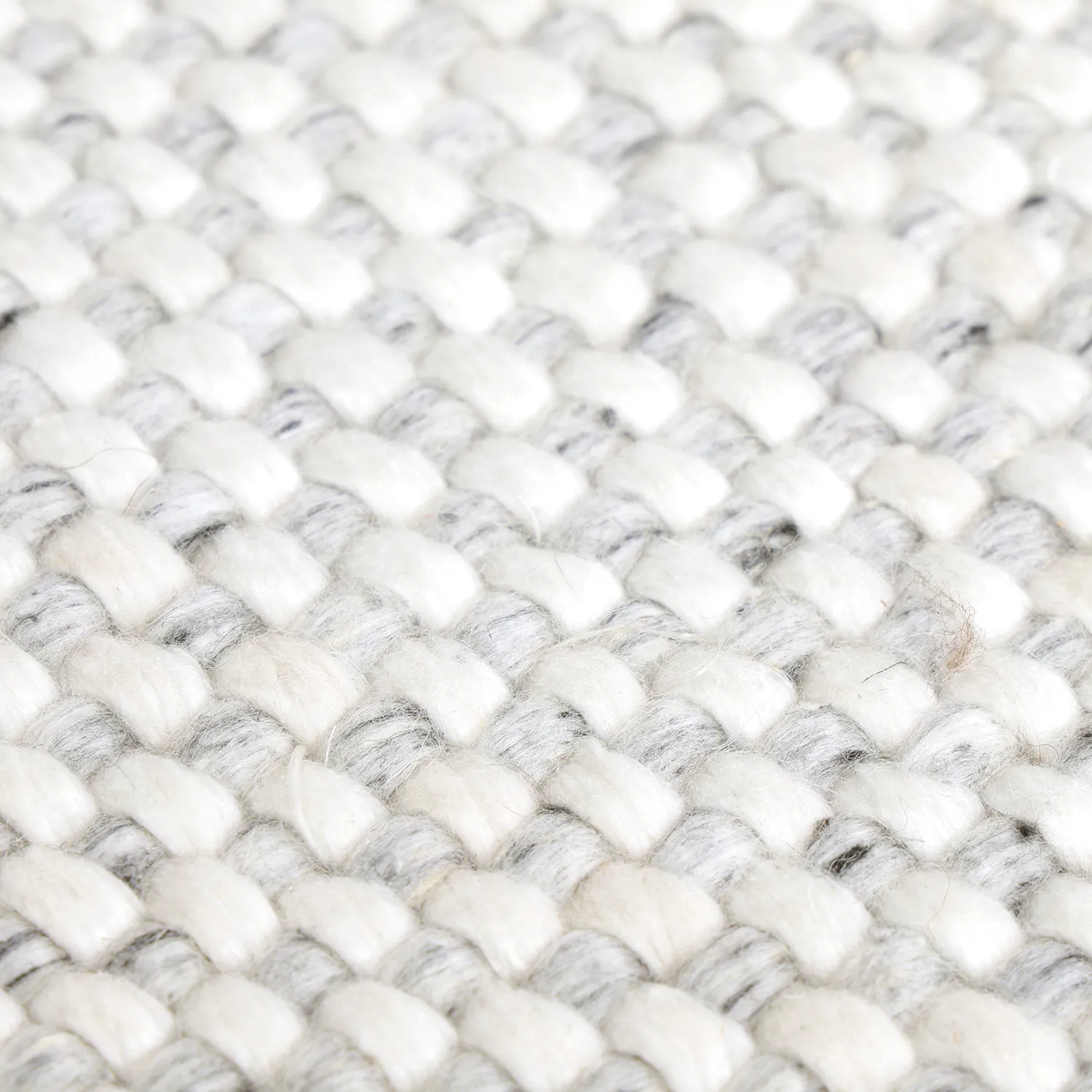 Vloerkleden voor binnen en buiten - Orta Wool Look (lichtgrijs)