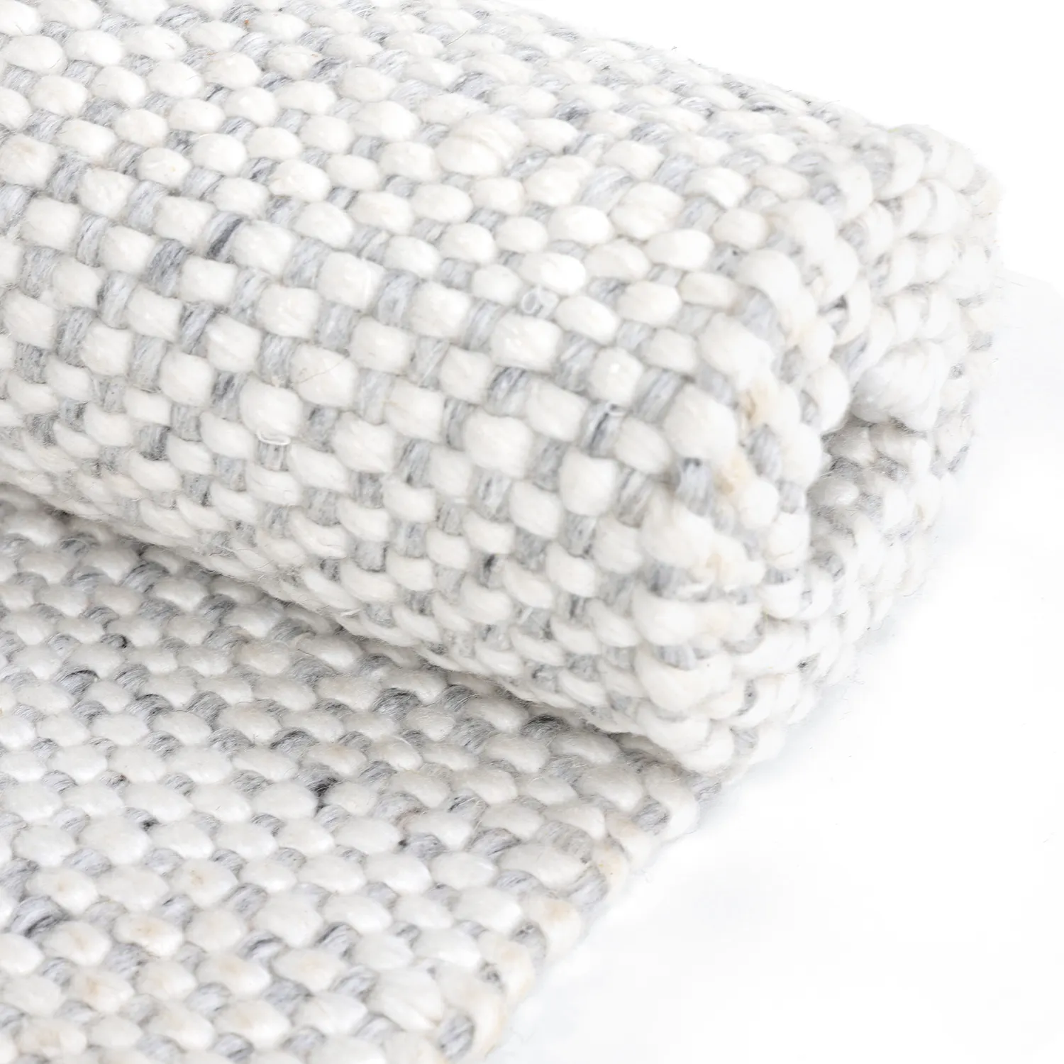 Vloerkleden voor binnen en buiten - Orta Wool Look (lichtgrijs)