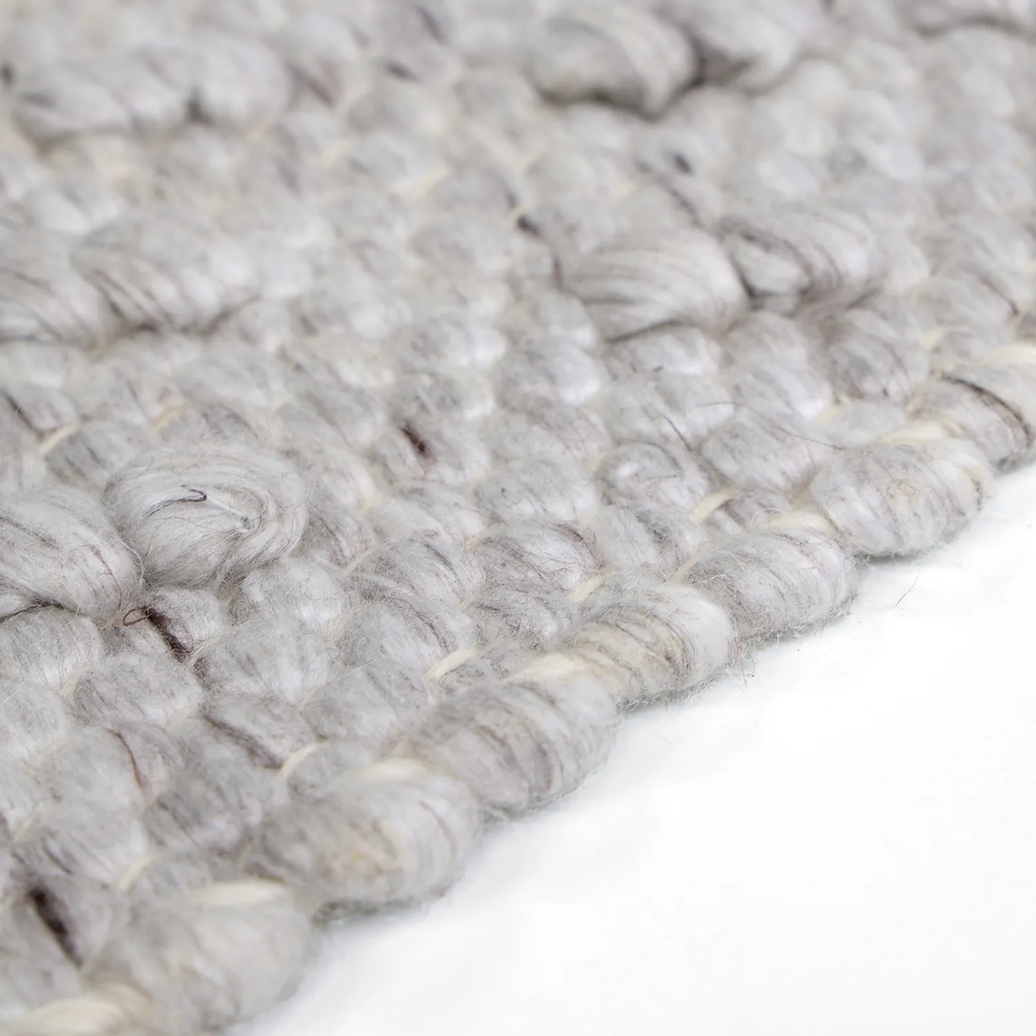 Vloerkleden voor binnen en buiten - Todi Wool Look (grijs/beige)
