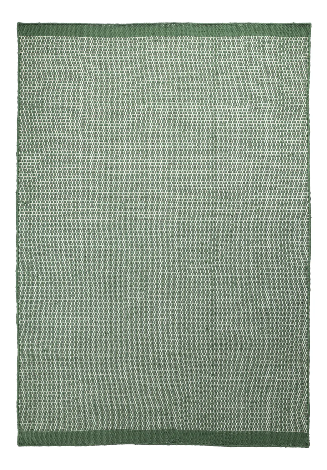 Vloerkleden voor binnen en buiten - Coastal Wool Look (groen/wit)