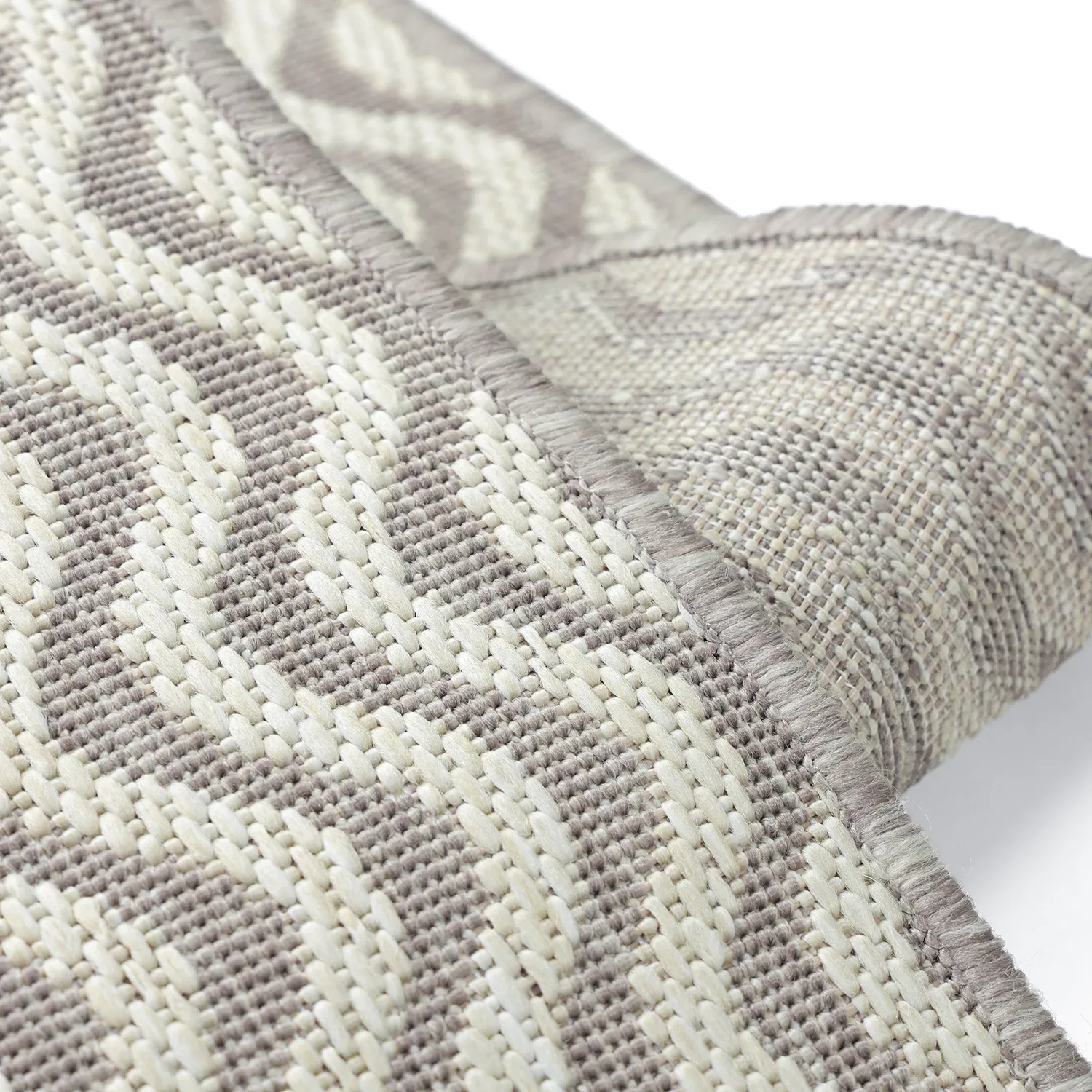 Vloerkleden voor binnen en buiten - Tracino (taupe)
