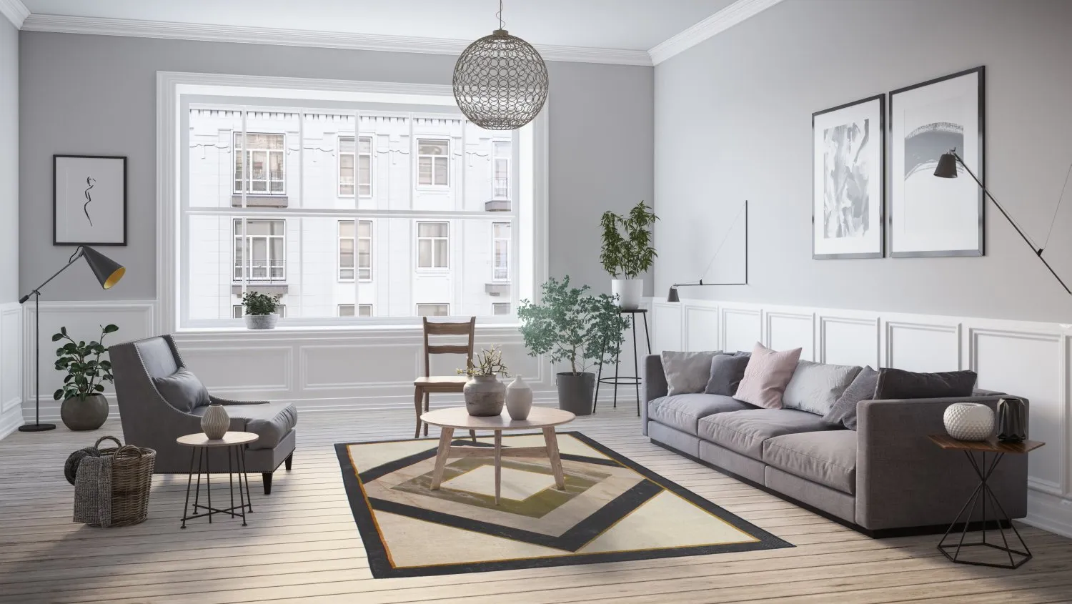 Wilton - Pavia (beige/zwart)