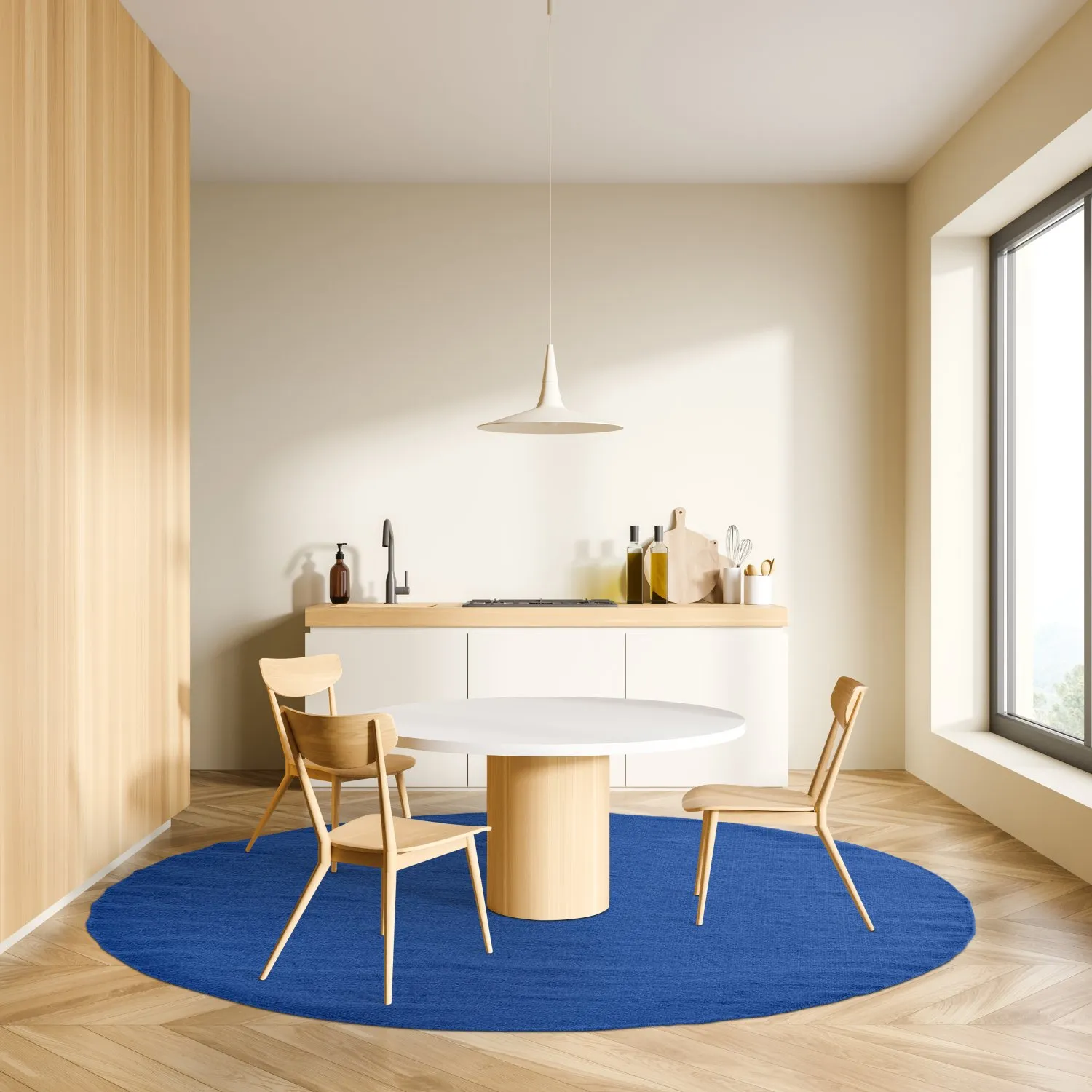 Ronde vloerkleden - Hamilton (Classic Blue)