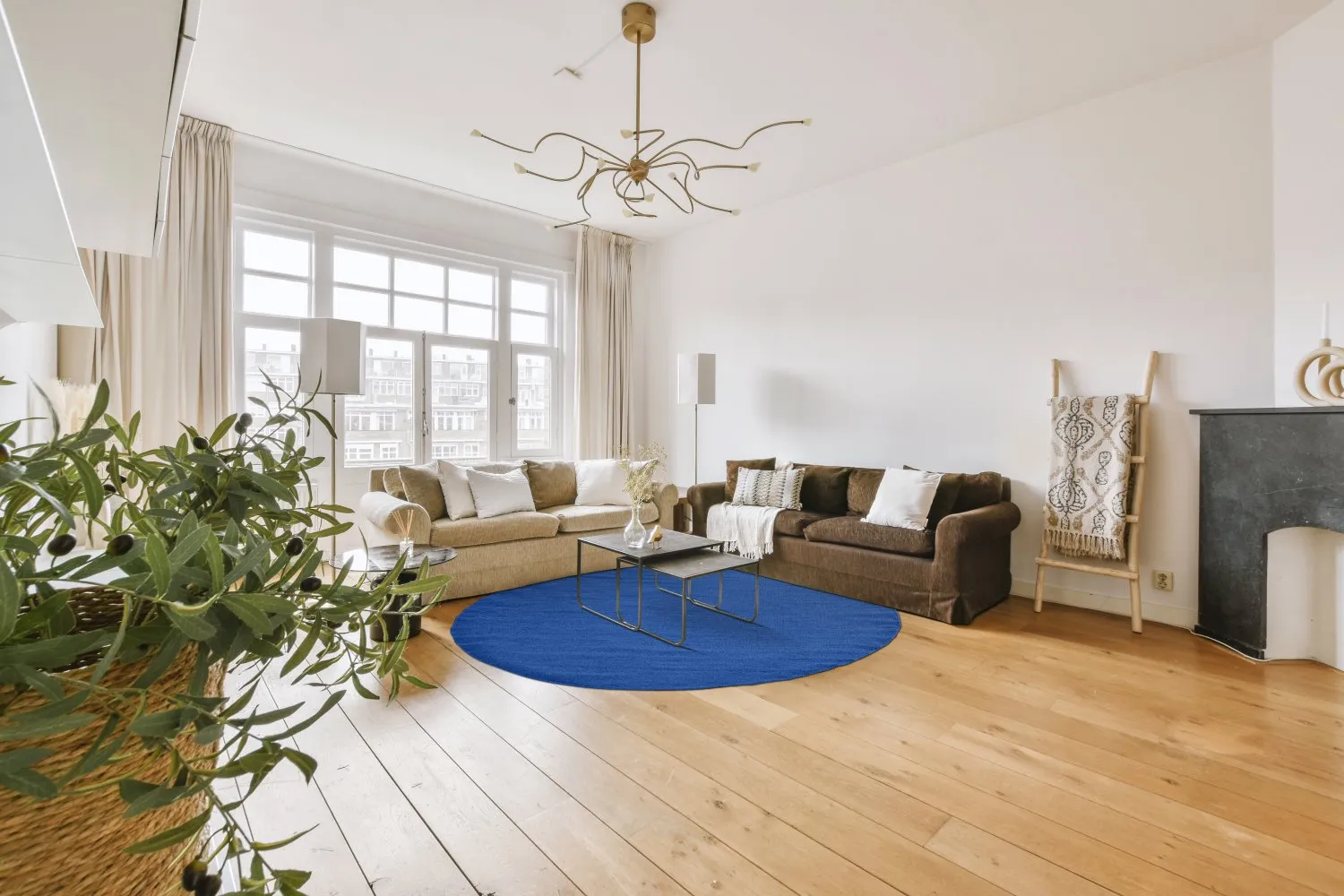 Ronde vloerkleden - Hamilton (Classic Blue)