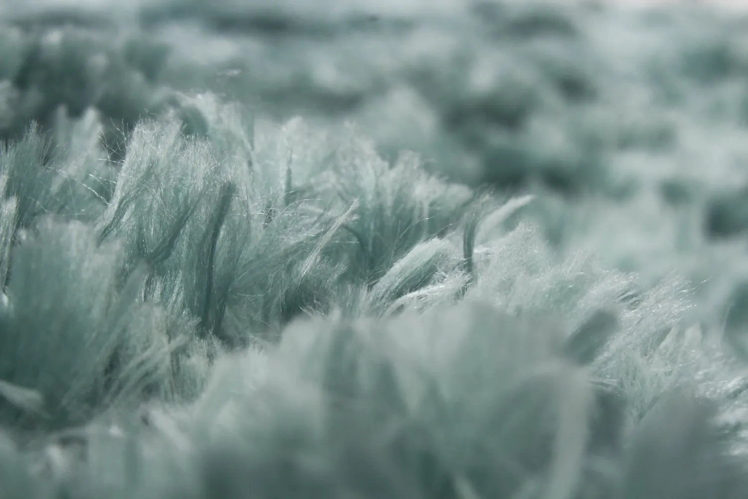 Hoogpolig vloerkleed - Janjira (blauw/groen)