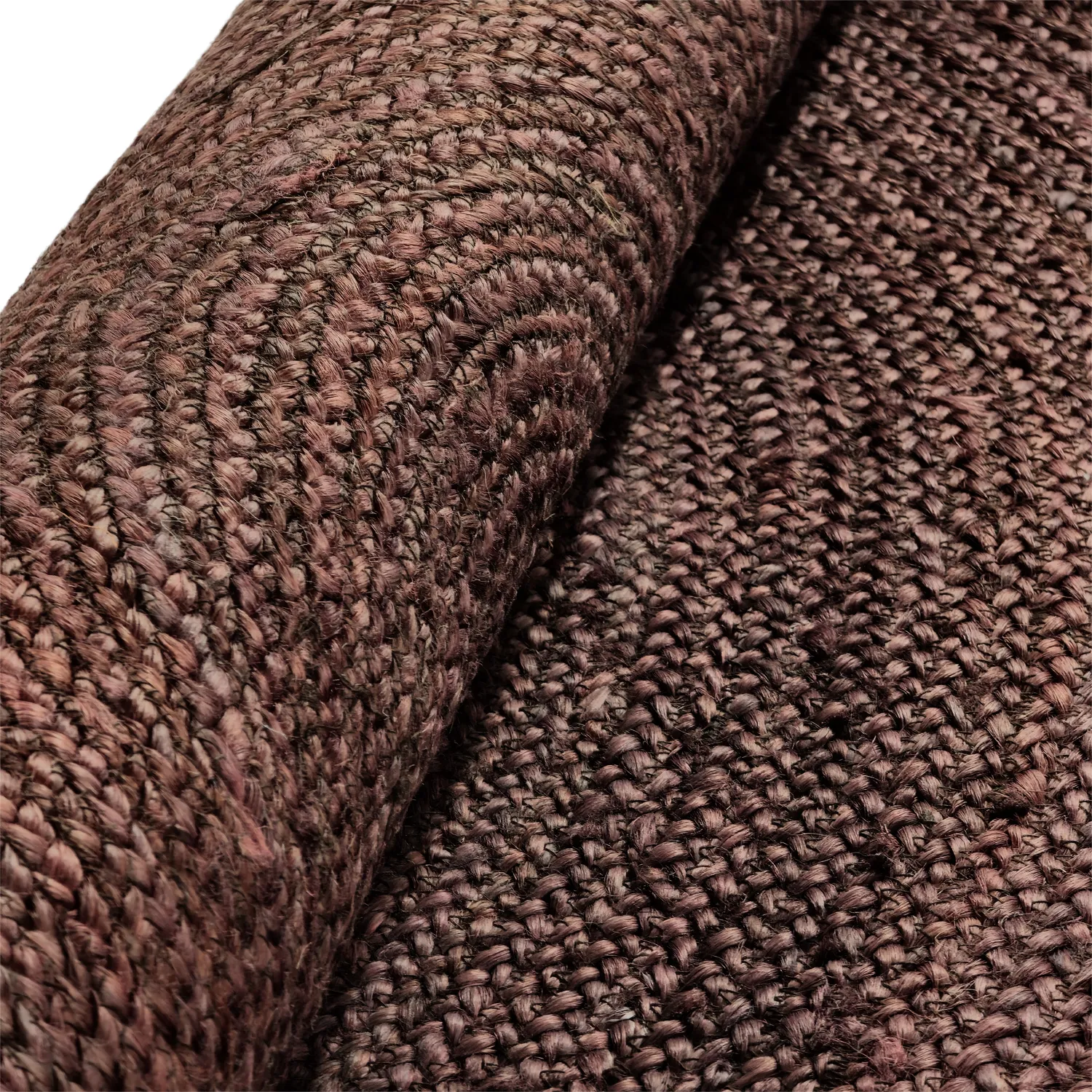 Rond jute vloerkleed - Amasia (koffie)