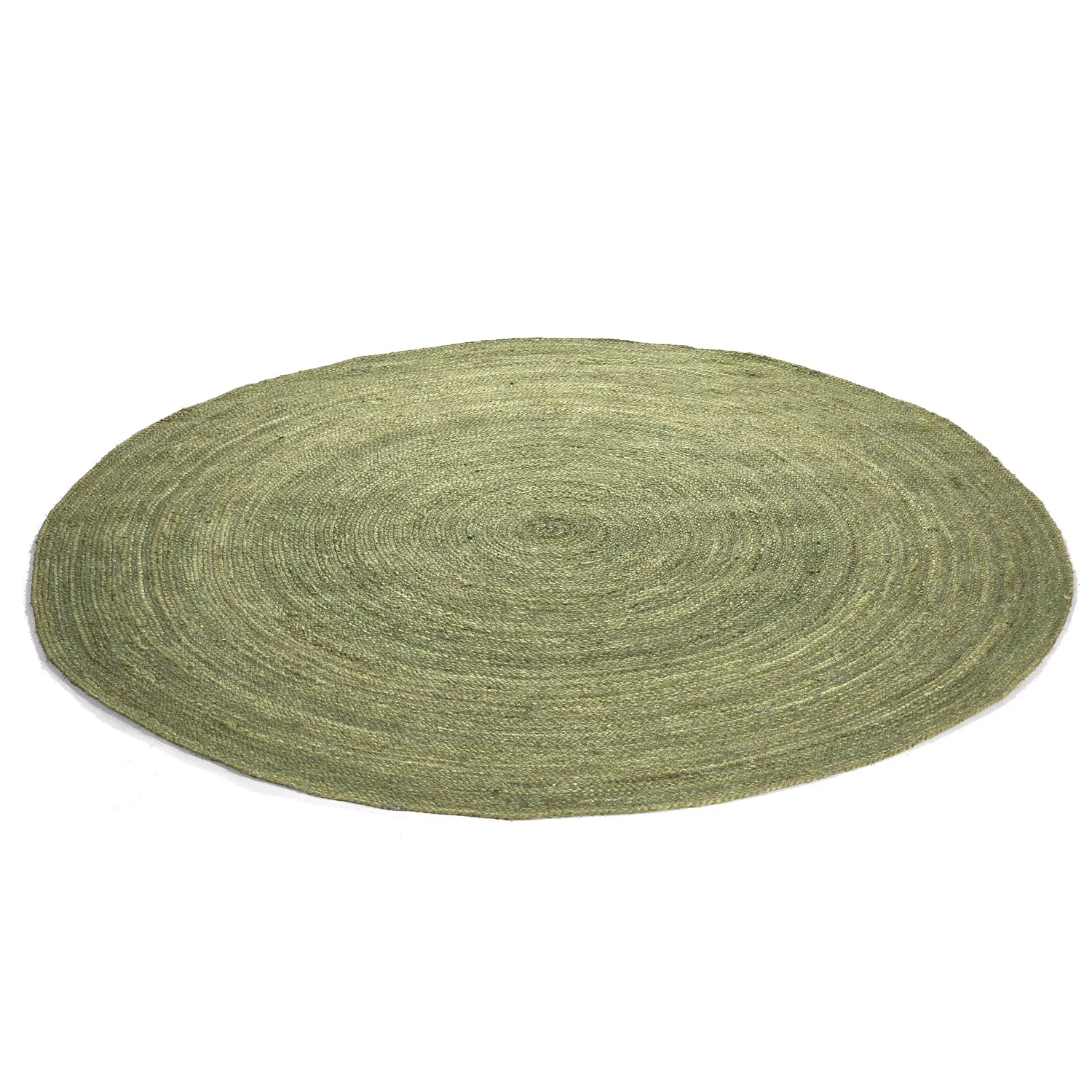 Rond jute vloerkleed - Amasia (olijf)
