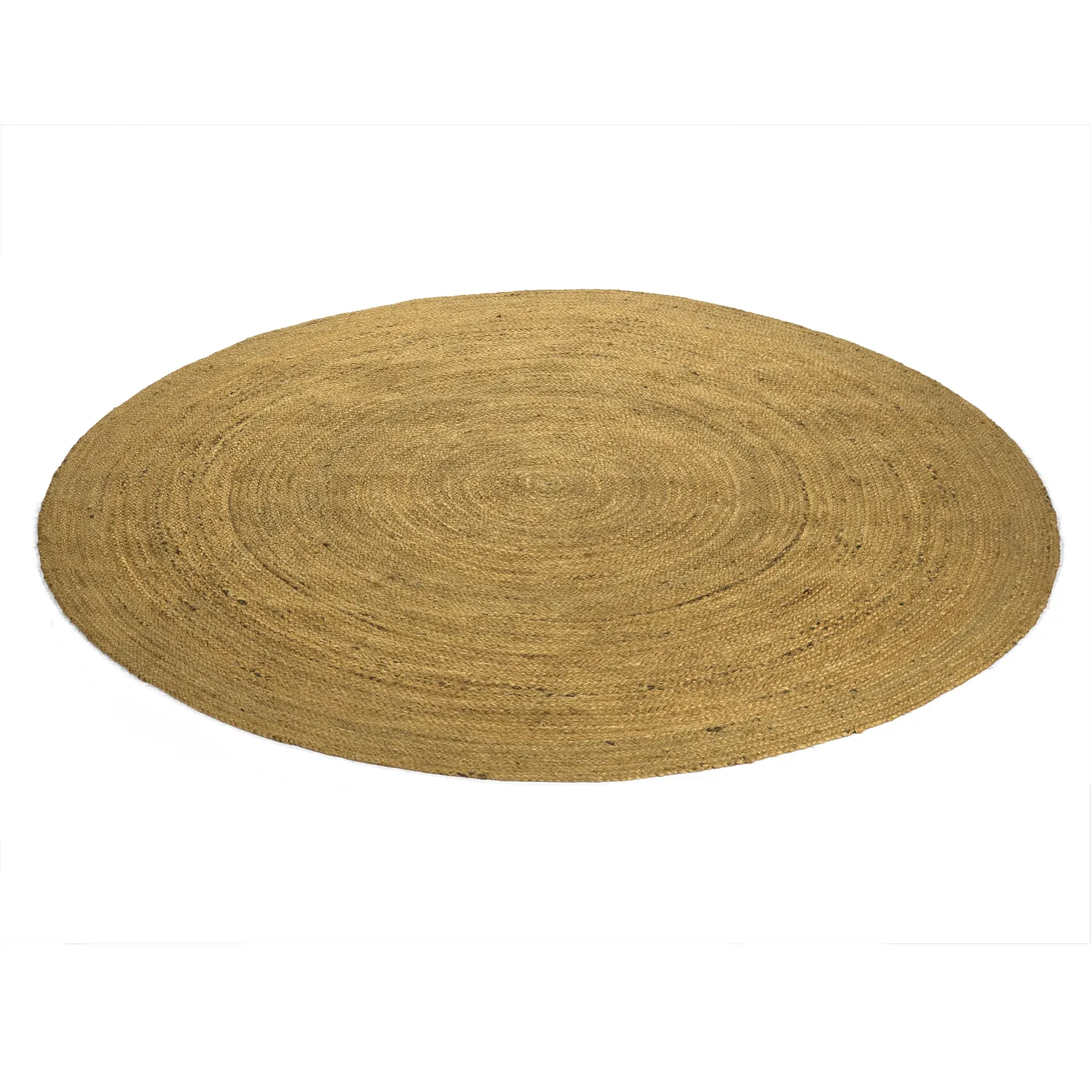 Rond jute vloerkleed - Amasia (oranje)
