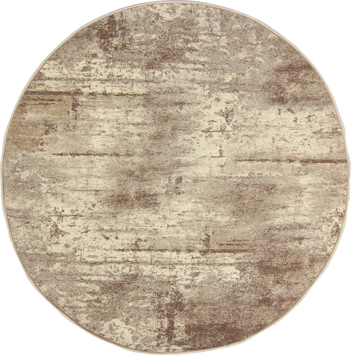 Rond vloerkleed - Kebira (beige)