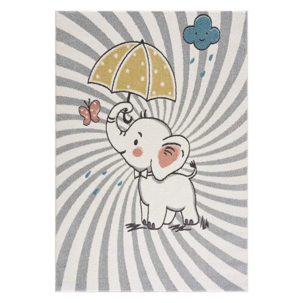 Kindervloerkleed - Elephant (multi)