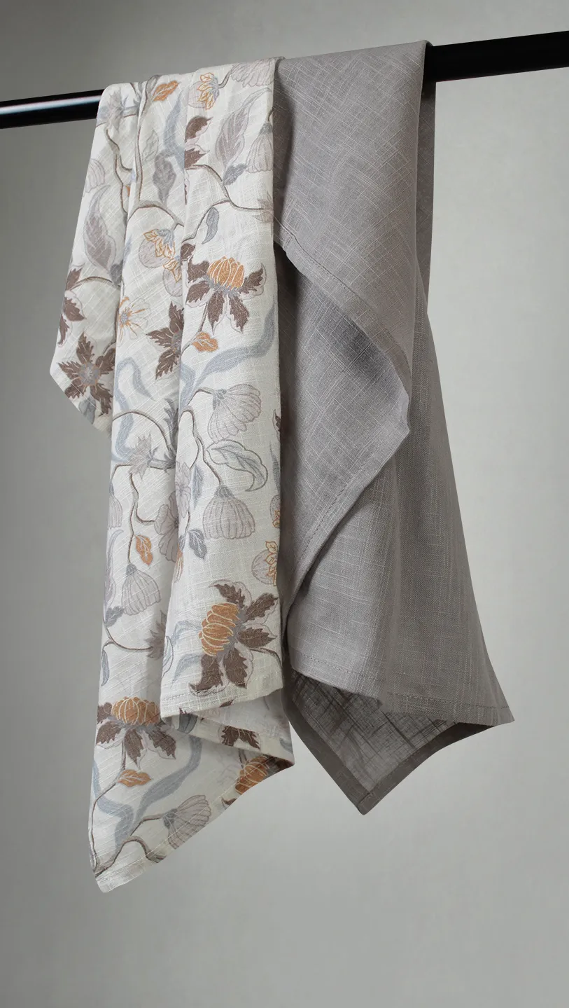 Keukenhanddoeken per twee verpakt - Sollan (beige)