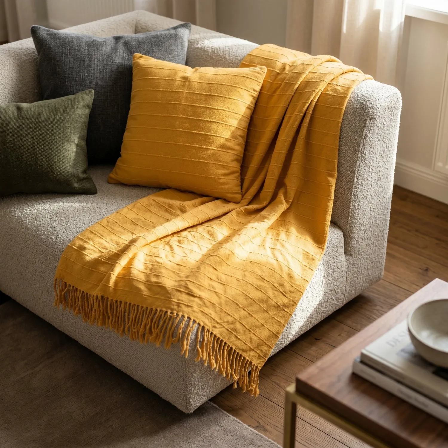 Kussensloop - Nalani cotton cushion cover (oranje)