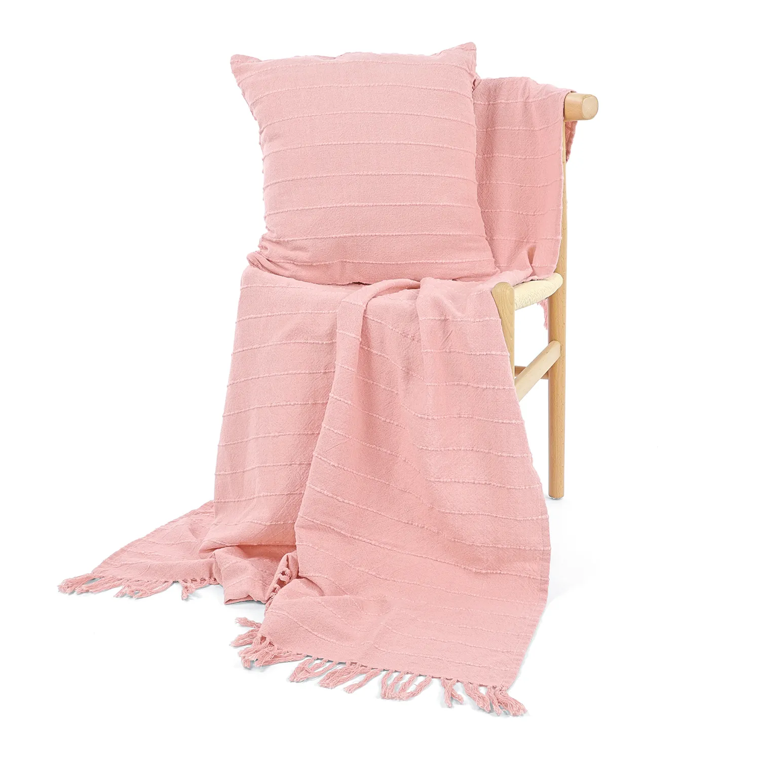 Dekens - Nalani cotton throw (roze)