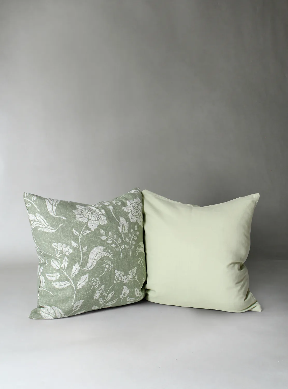 Kussensloop x 2 - Lilja (groen)