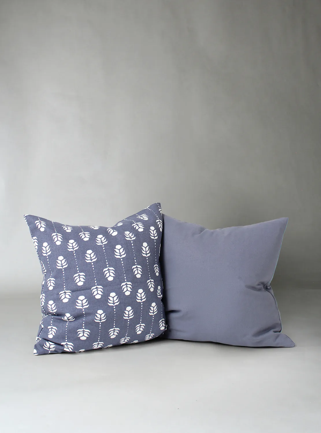 Kussensloop x 2 - Sari (blauw)