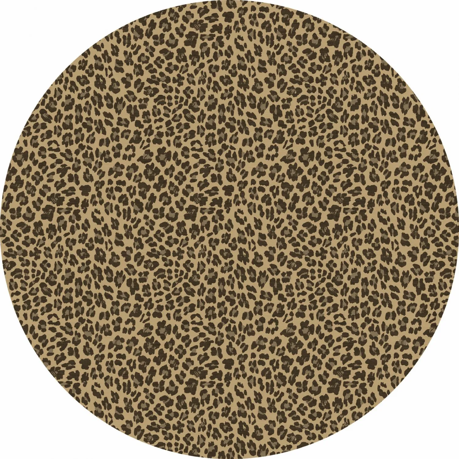 Ronde vloerkleden - Leopard (bruin)