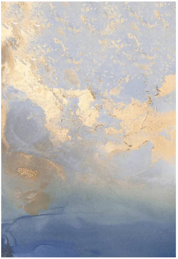 Wilton - Lesley (blauw/goud)