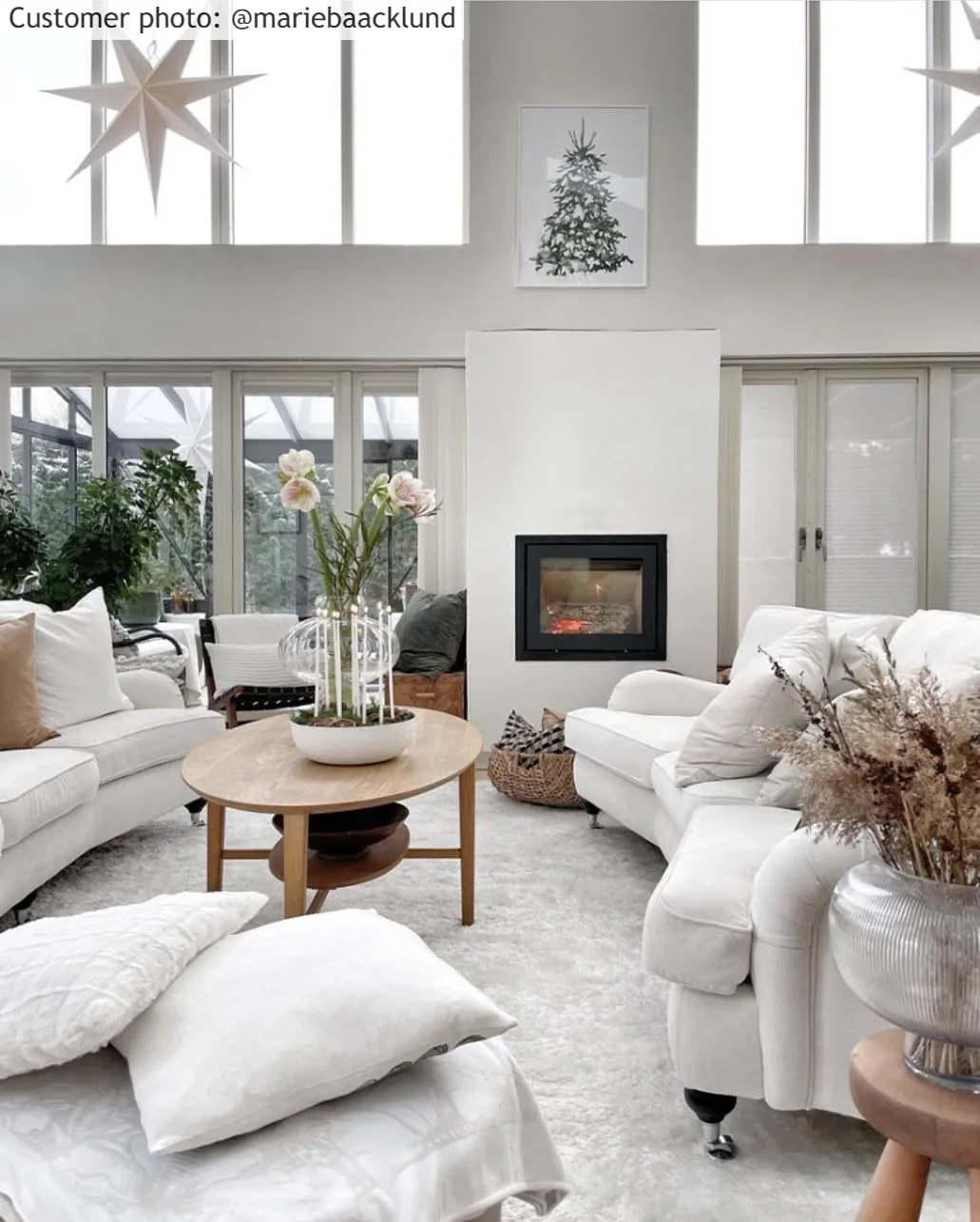 Hoogpolig vloerkleed - Cosy (wit)