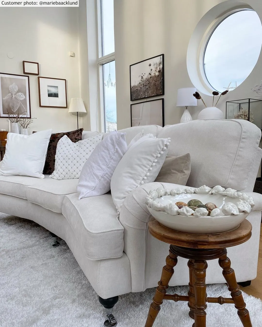 Hoogpolig vloerkleed - Cosy (wit)