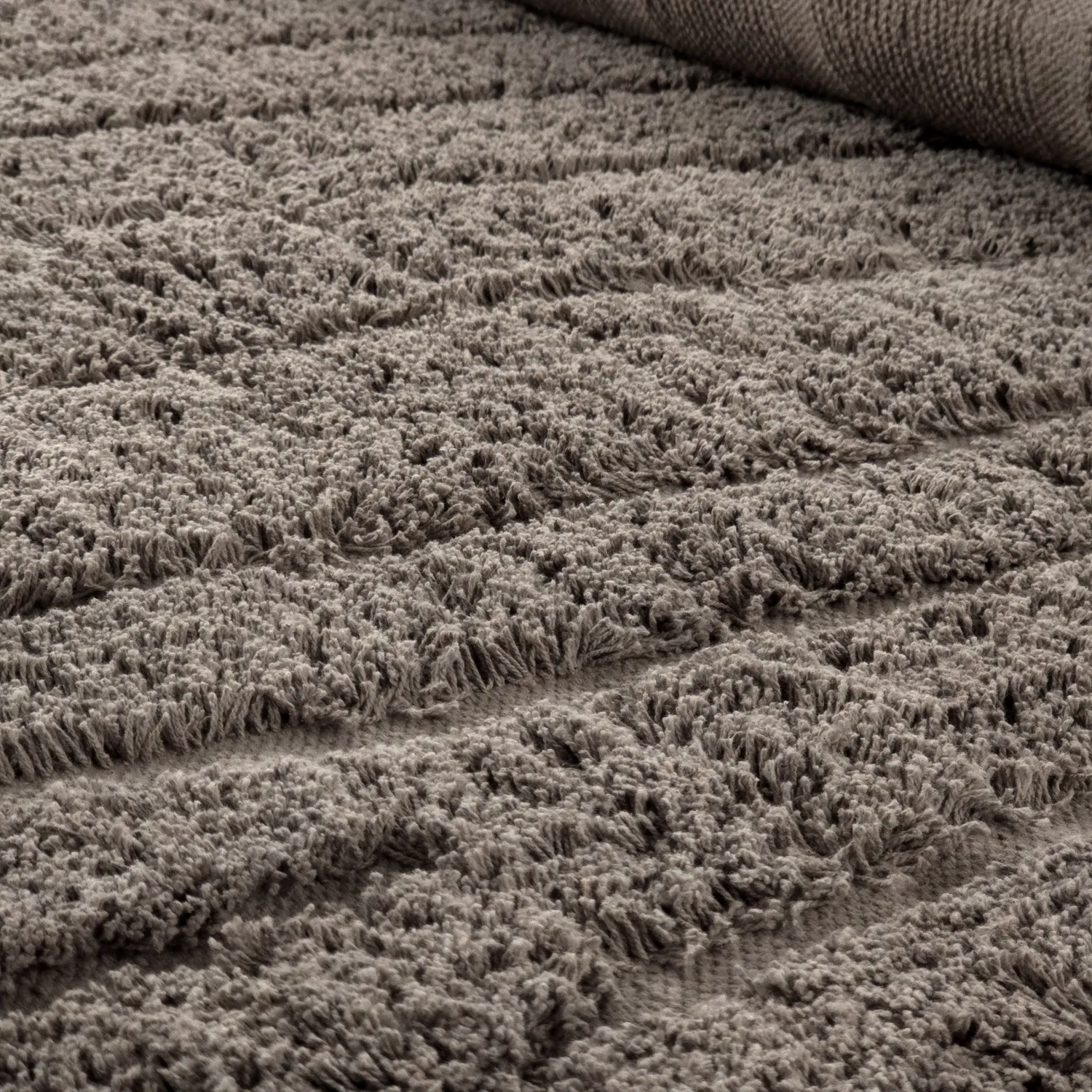 Hoogpolig vloerkleed - Farley Natural Cotton Shaggy (taupe)