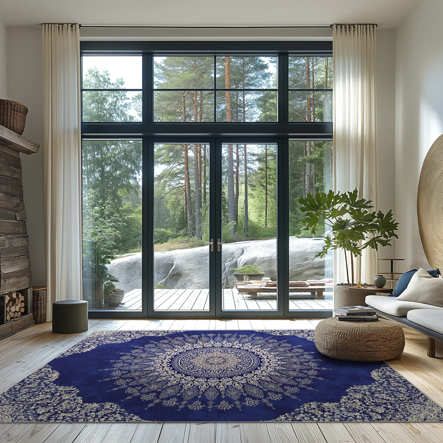 Wilton - Sandrigo (blauw/beige)