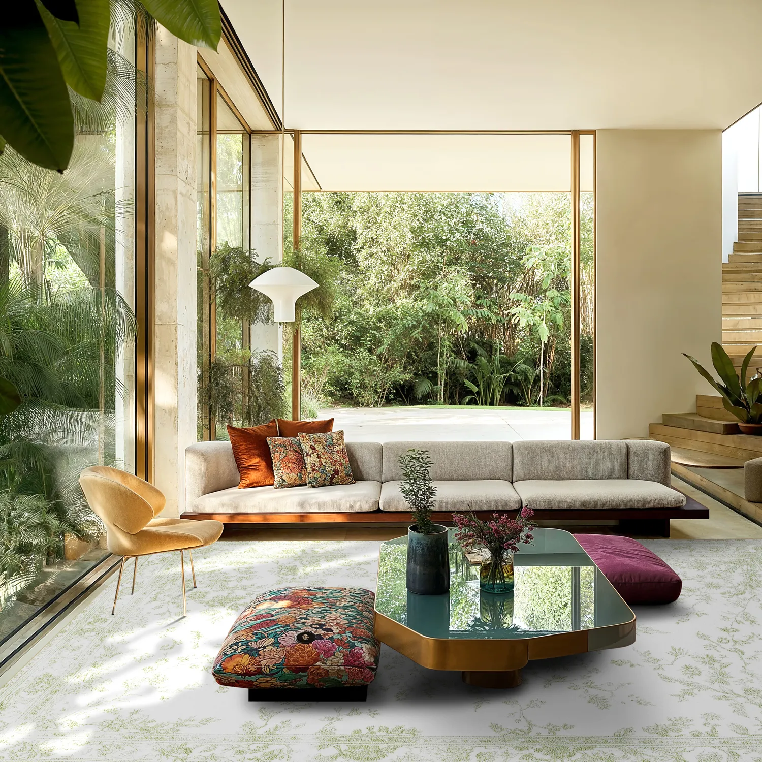 Wilton - Tulum (lichtgroen/wit)
