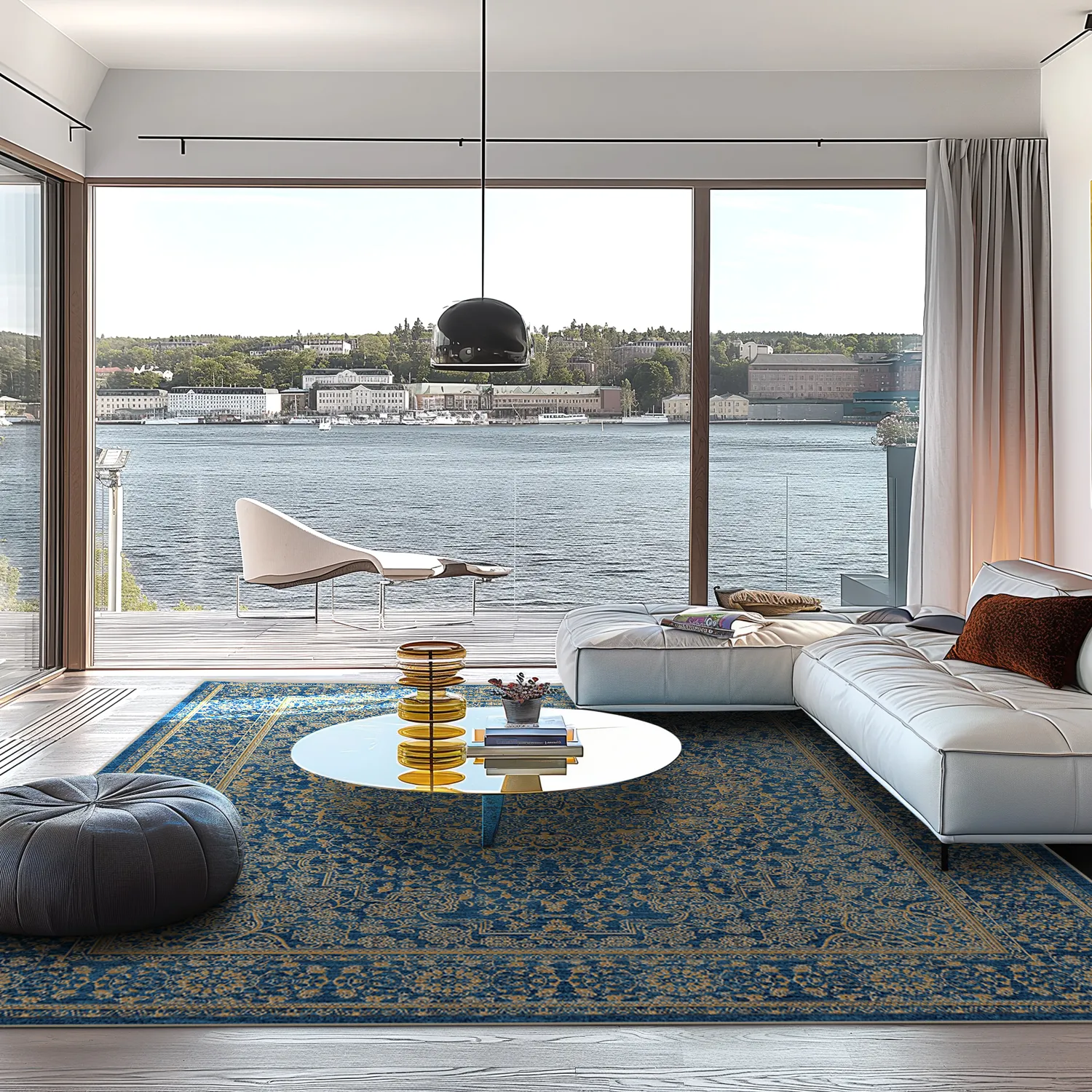 Wilton - Vinadio (blauw/goud)