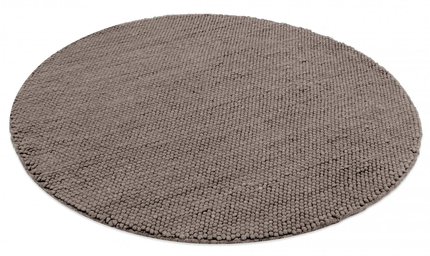 Ronde vloerkleden - Avafors Wool Bubble (bruin)