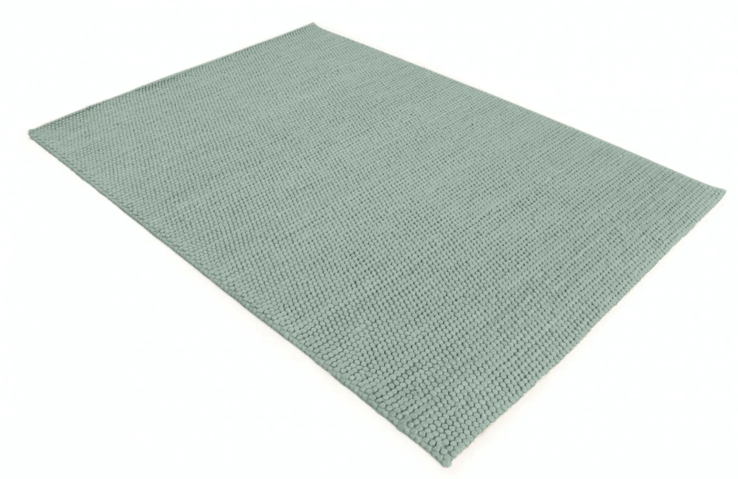 Wollen-vloerkleed - Avafors Wool Bubble (groen)