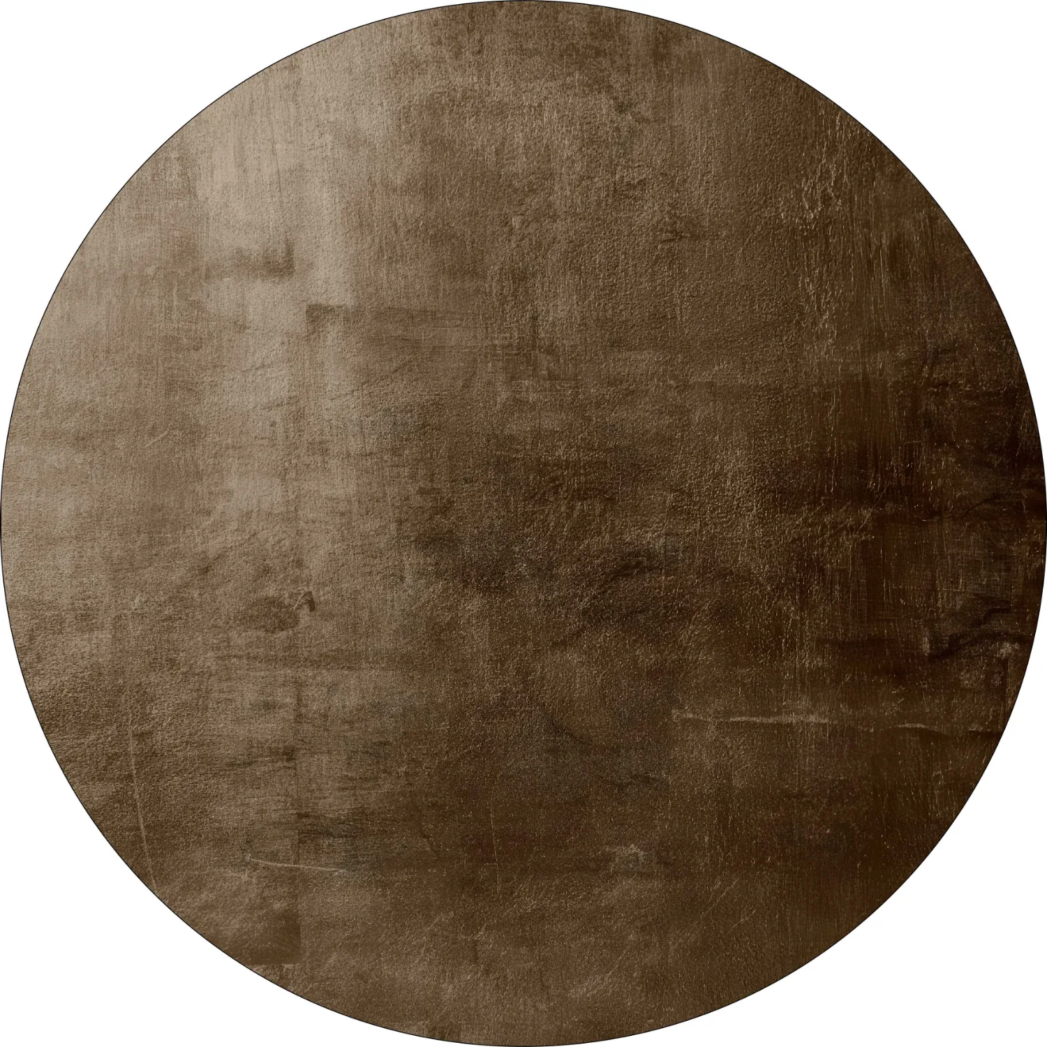 Rond vloerkleed - Artena (donkerbruin)