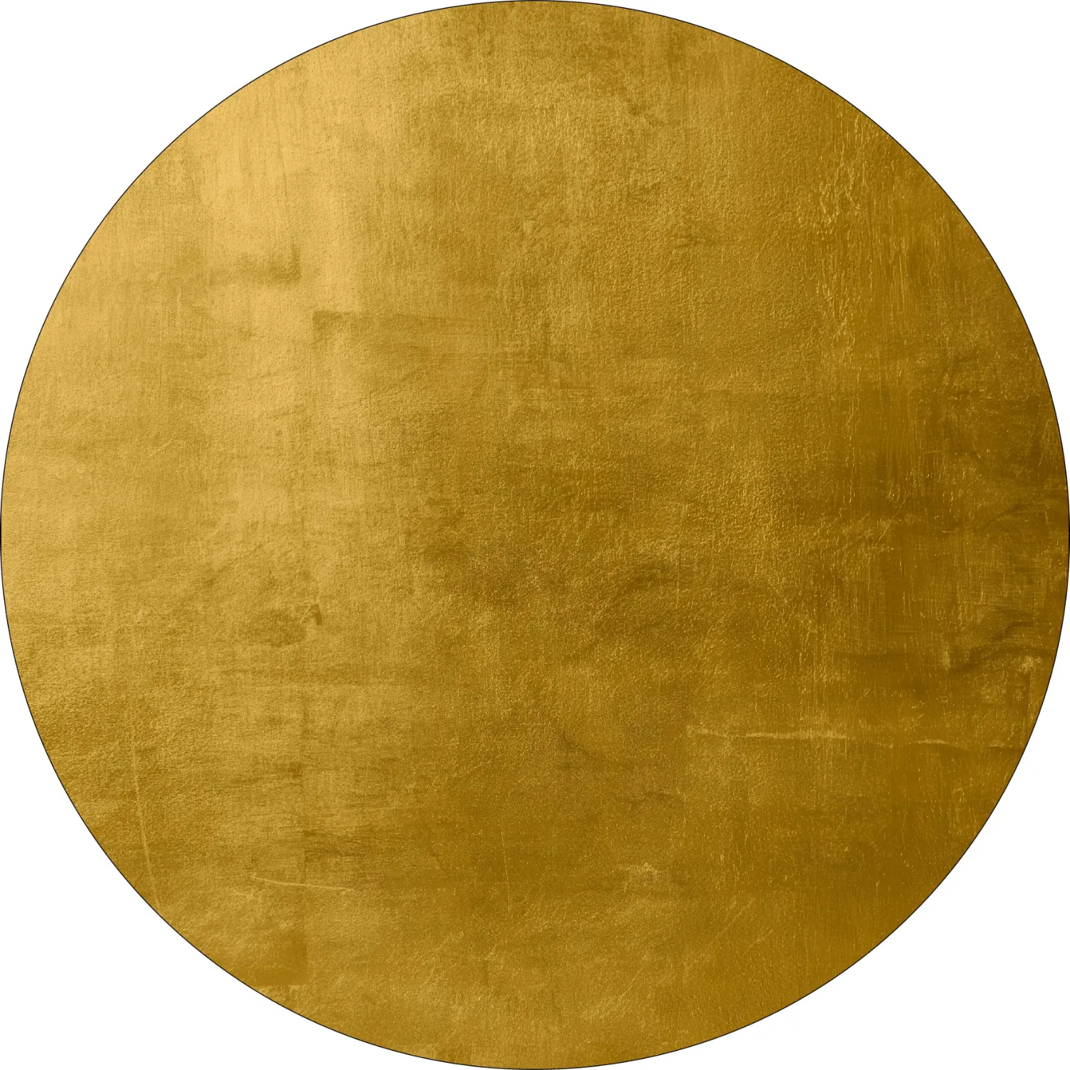 Rond vloerkleed - Artena (oker)