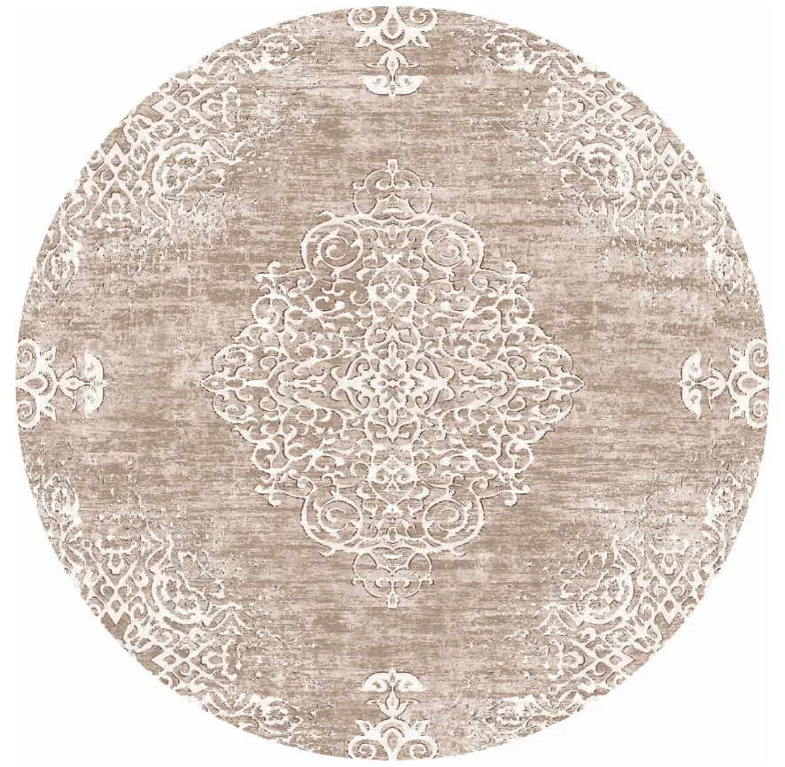 Rond vloerkleed - Milazzo (beige)