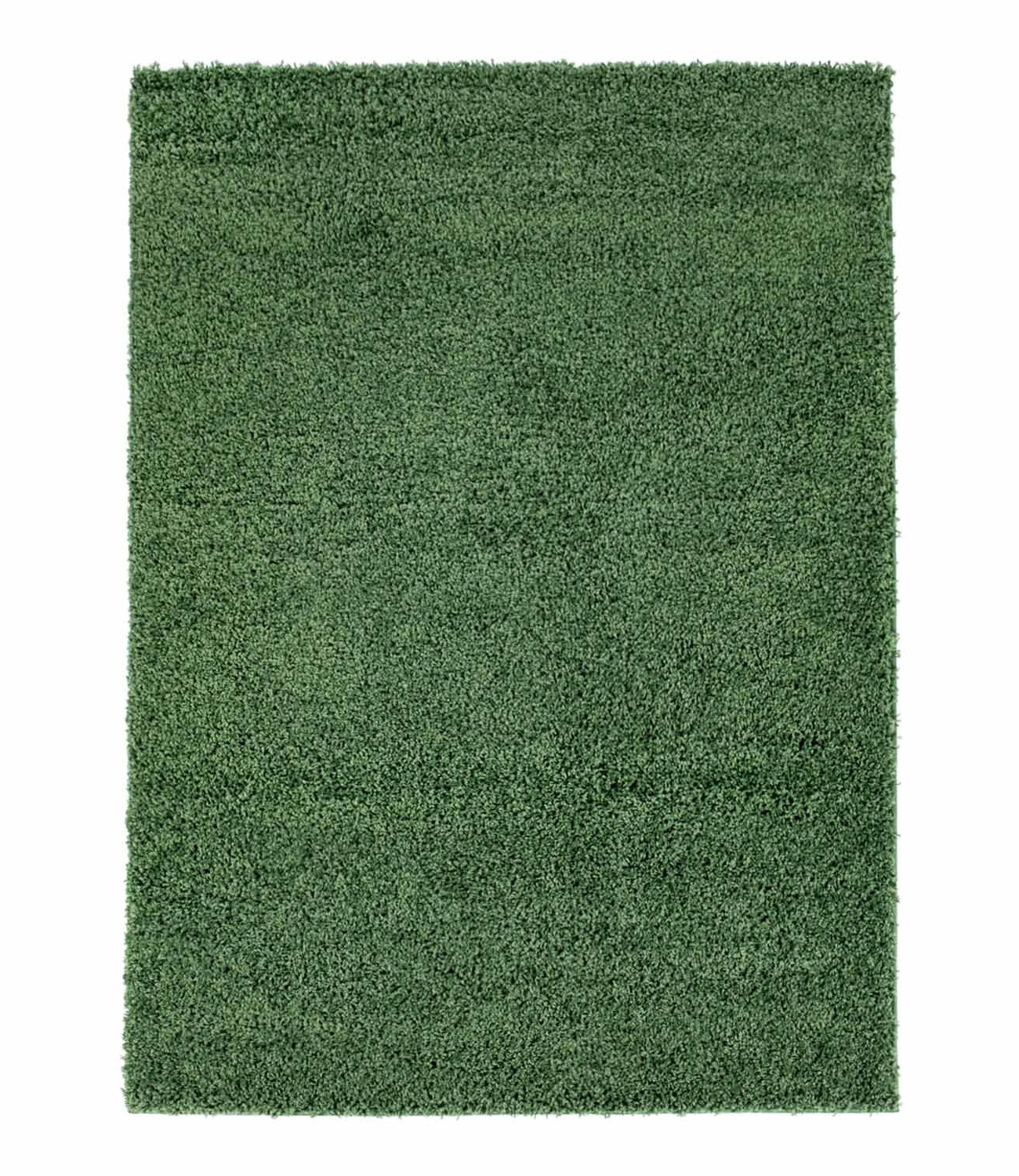 Trim hoogpolig vloerkleed groen tapijt rond 60x120 cm 80x 150 cm 140x200 cm 160x230 cm 200x300 cm