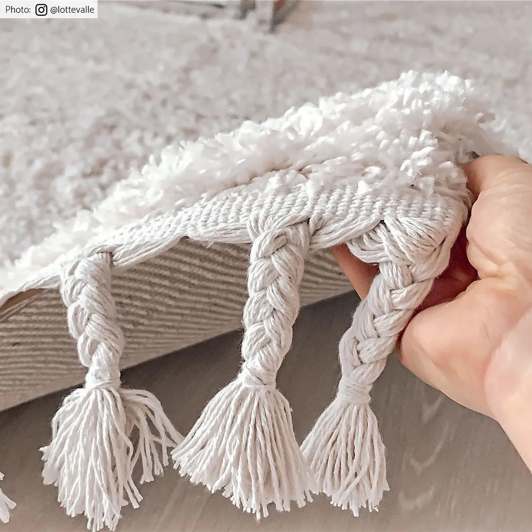 Hoogpolig vloerkleed - Orellana (beige)