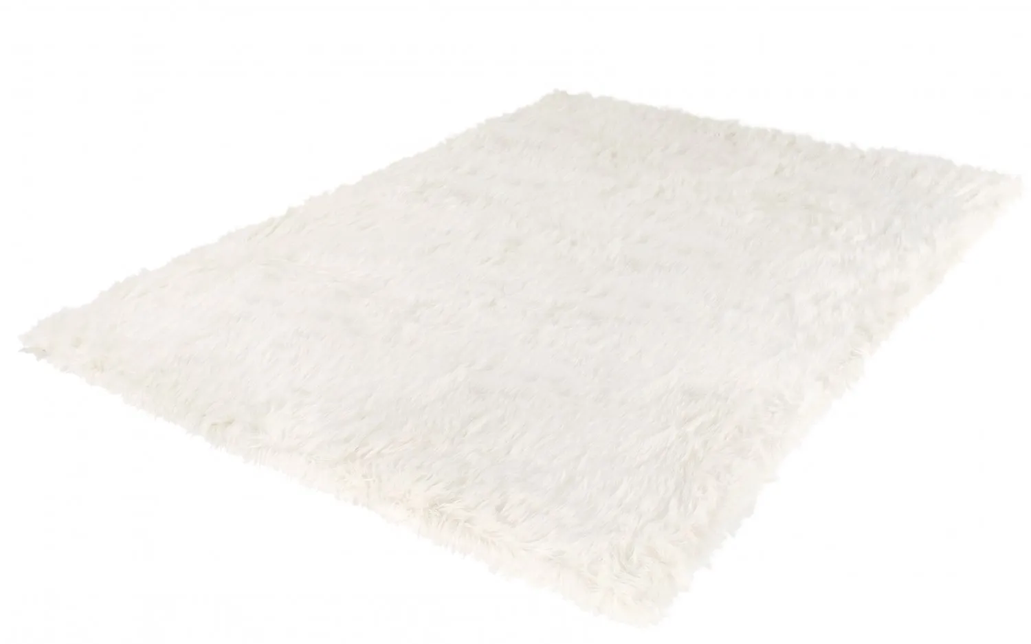 Hoogpolig vloerkleed - Pomaire (wit)