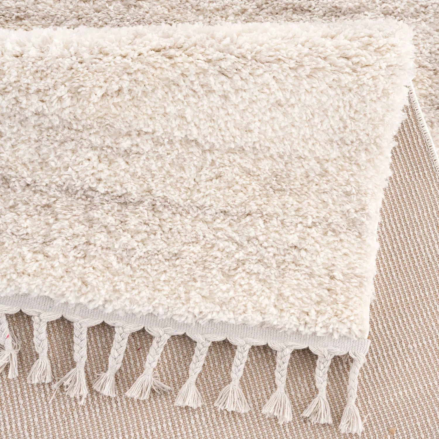 Hoogpolig vloerkleed - Orellana (beige)