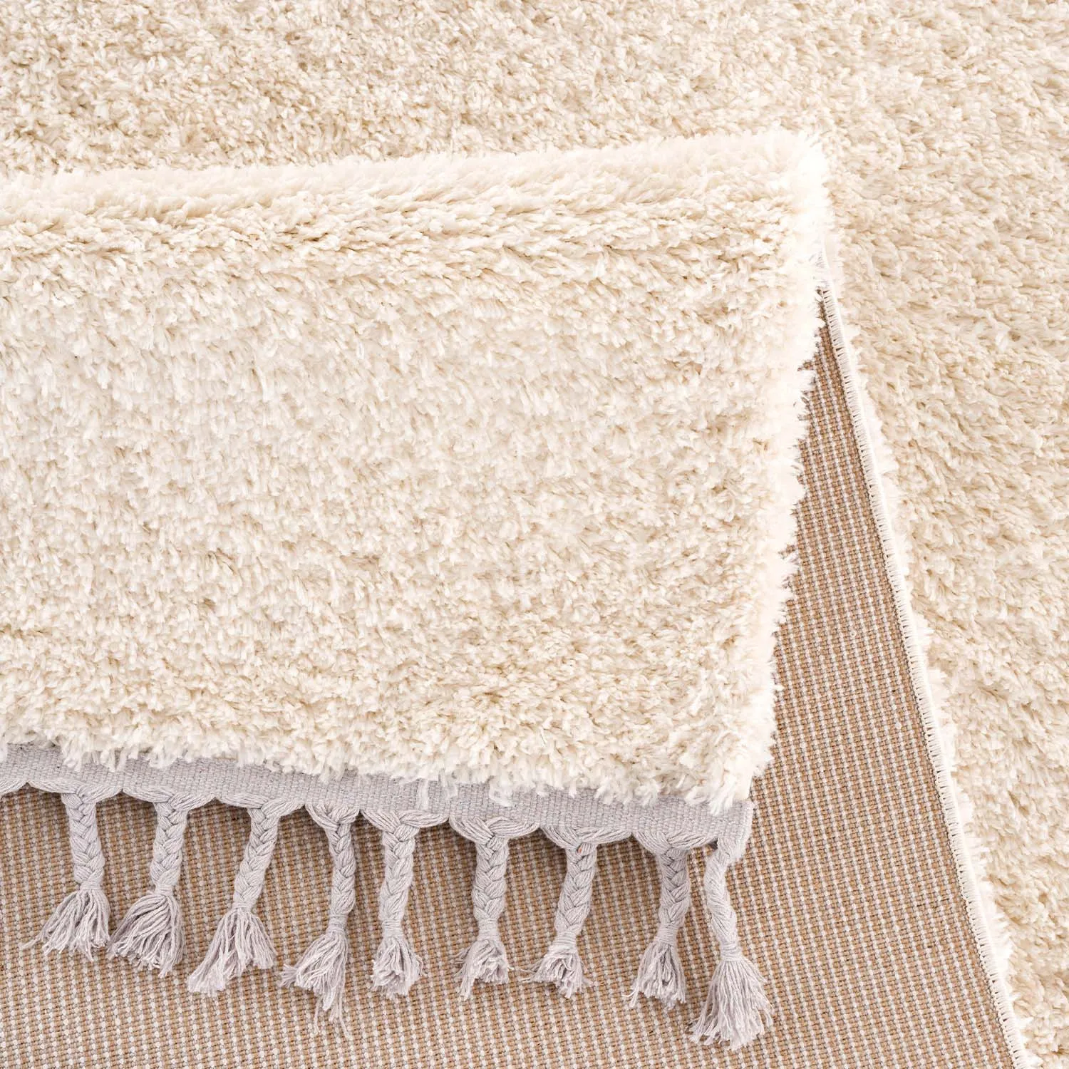 Hoogpolig vloerkleed - Cudillero (beige)
