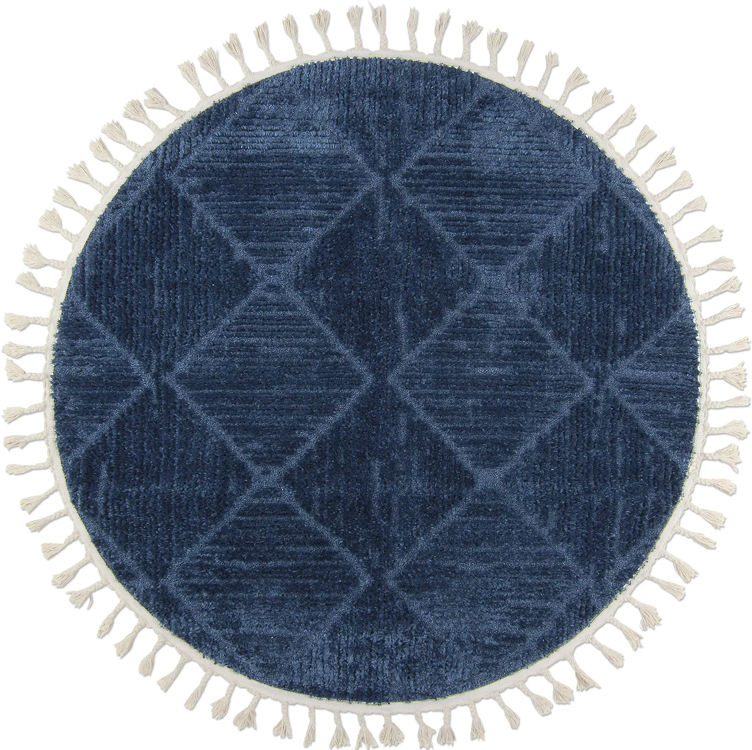 Ronde vloerkleden - Dallas (blauw)